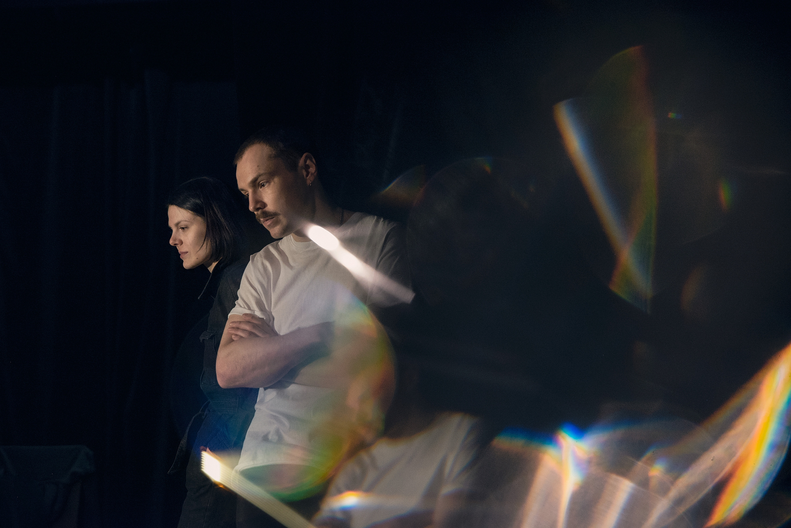 Portraits in studio. Anastasiia Antoniuk portrait, family and couple photographer, Portugal