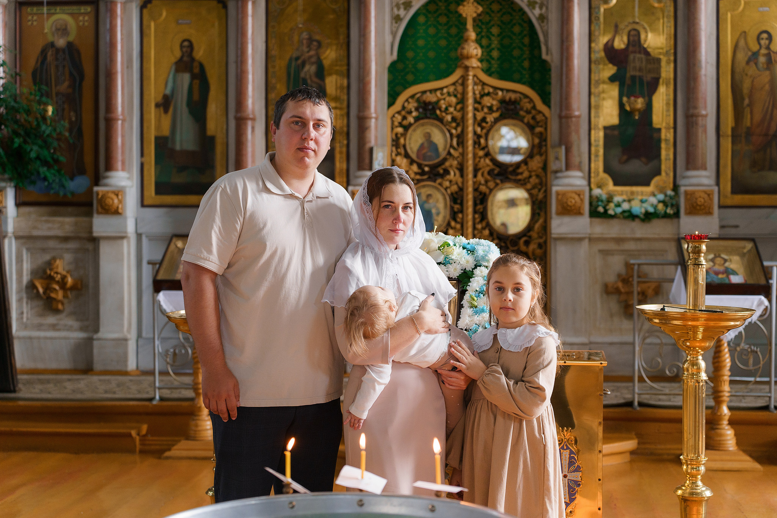 Крещение Анны, ст. Казанская. Семейный и детский фотограф в Гулькевичи, Кропоткине