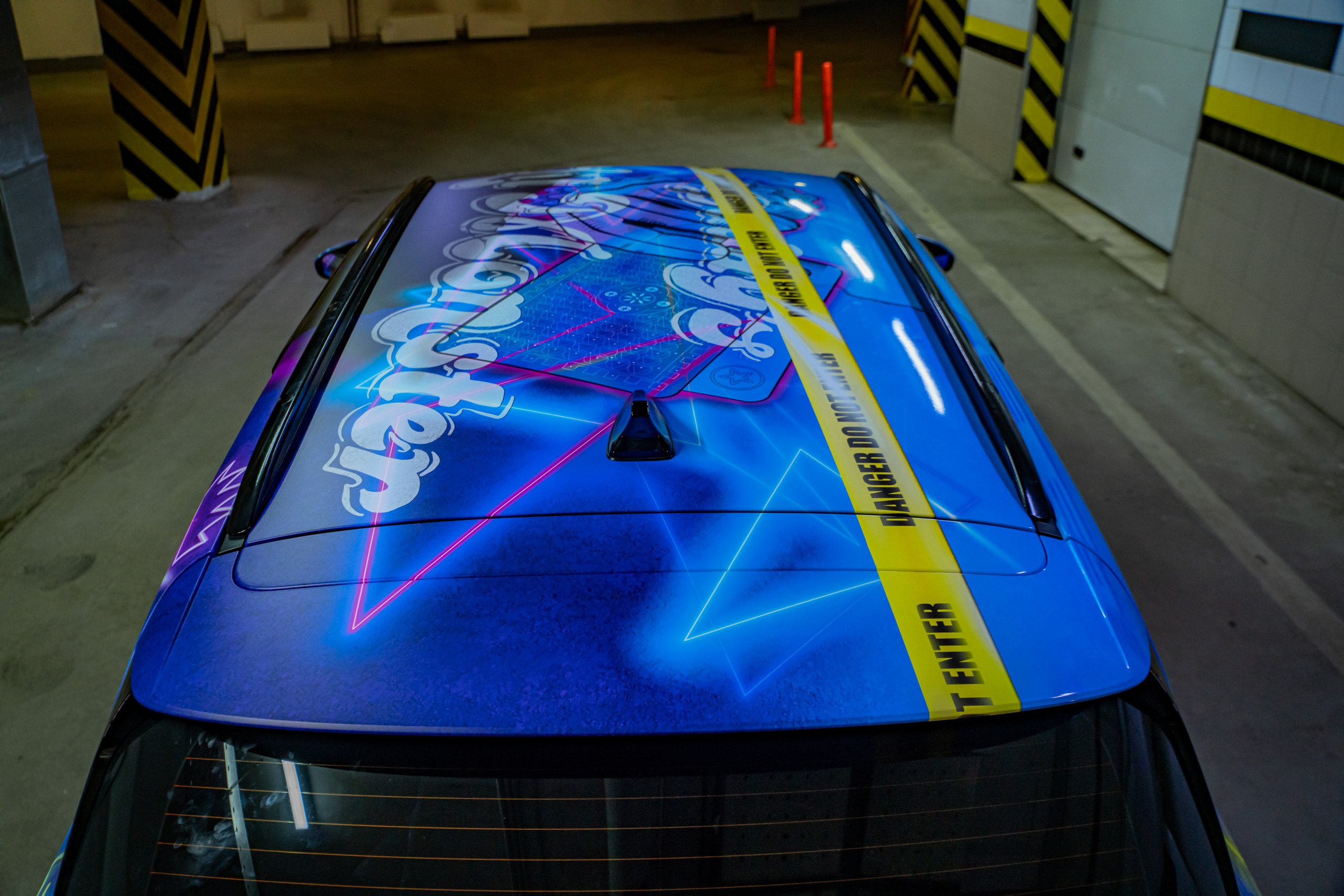 Винилография на KIA Ceed SW. Студия дизайна и оклейки авто Barmaley Design