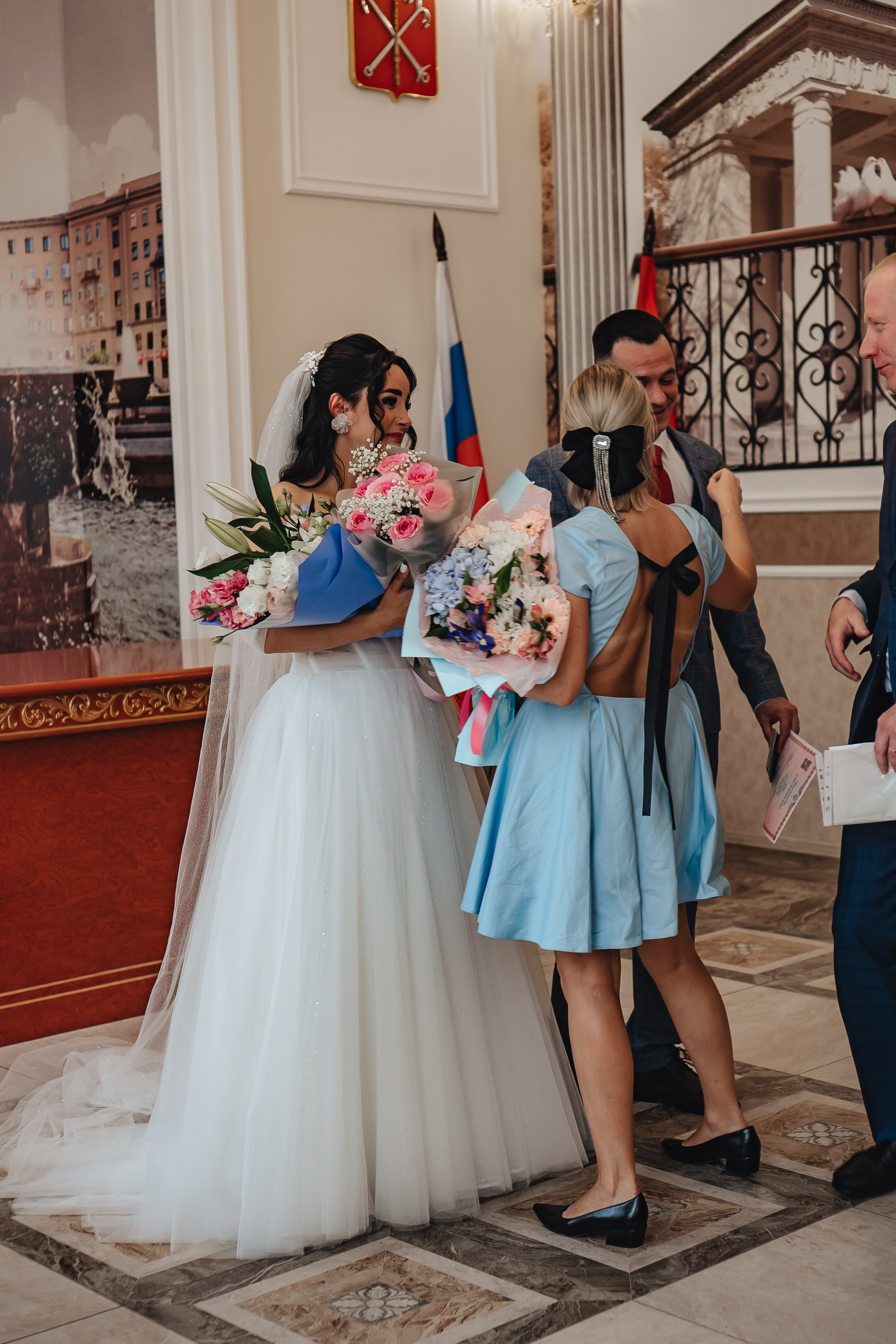 СВАДЕБНАЯ СЬЕМКА В ЗАГСЕ НА МОСКОВСКОМ ПРОСПЕКТЕ. Профессиональный фотограф, Санкт-Петербург — Виктория Богомолова