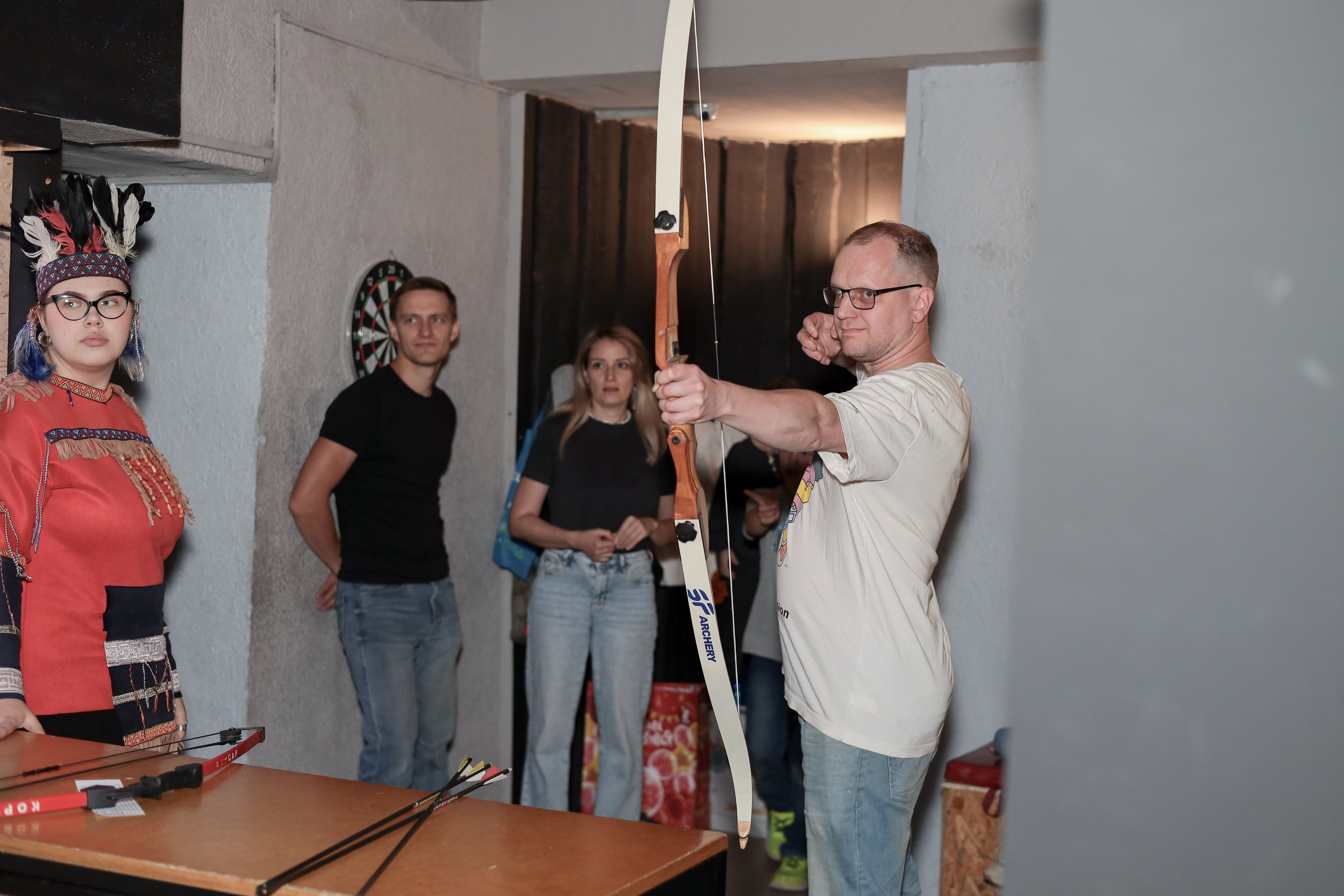 День рождение в стрелковом клубе. Фотограф Надршина Лилия