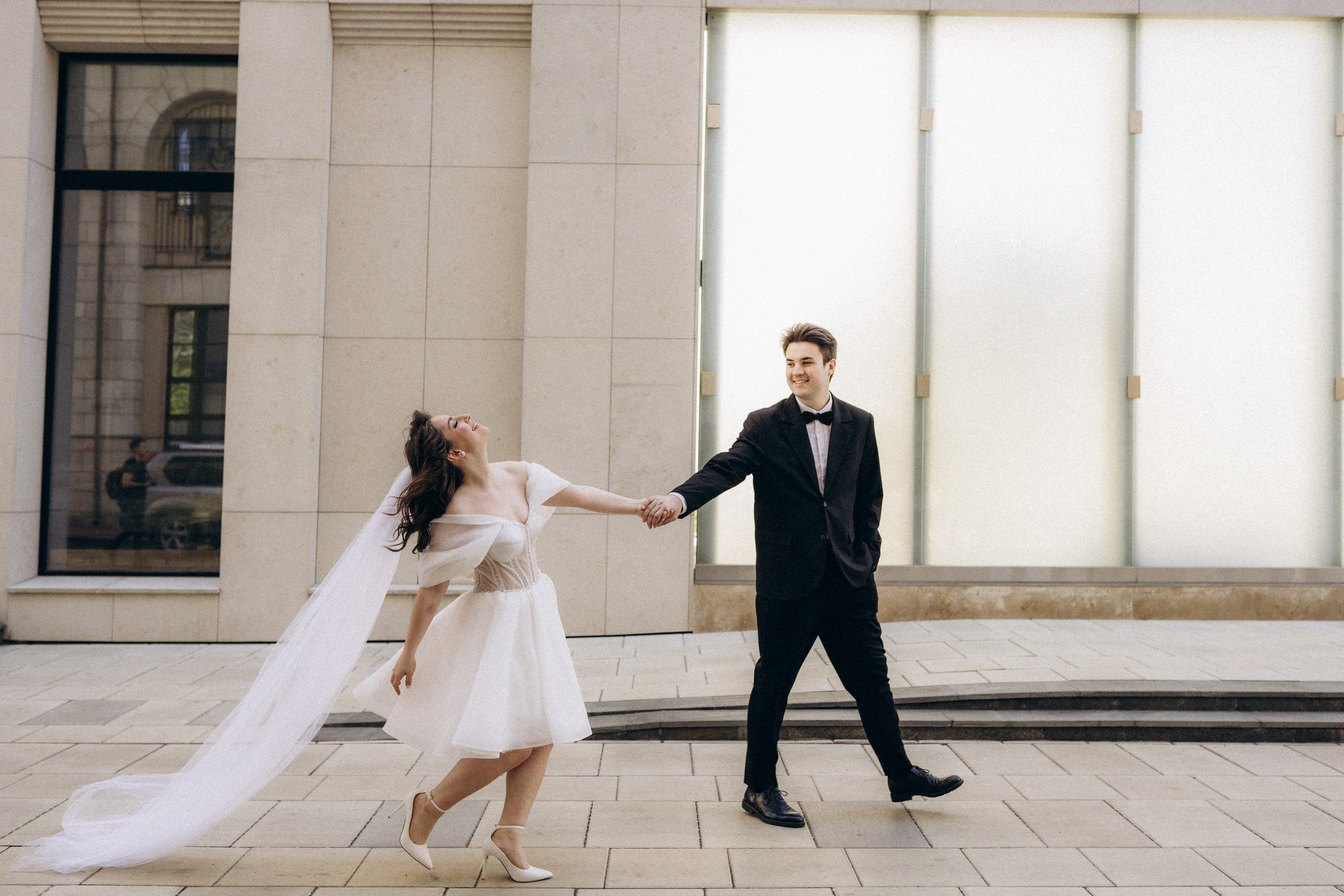 Свадебная фотопрогулка в Москве по центру города. Свадебный фотограф в Москве Анна Полушина