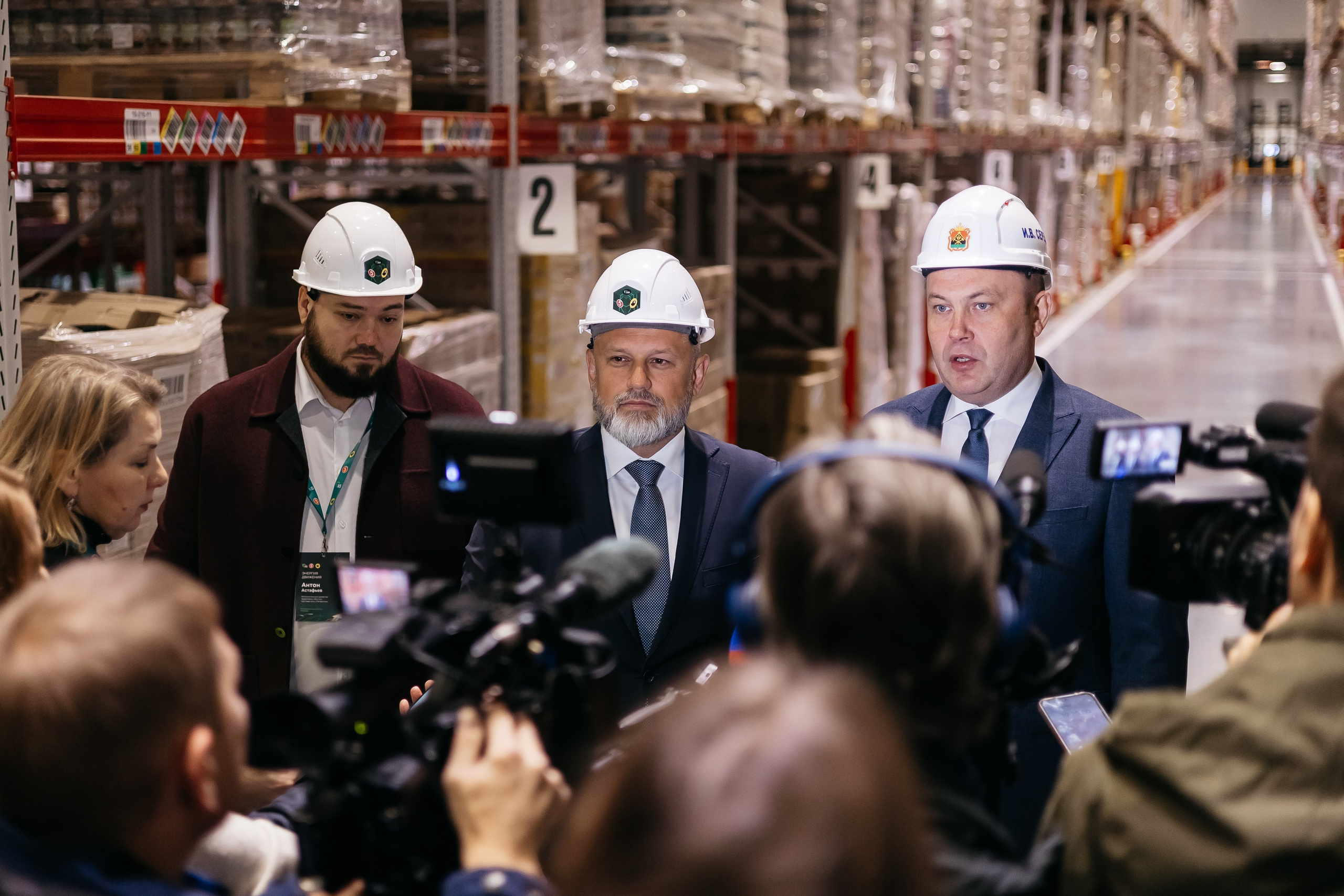 Открытие распределительного центра «Пятёрочки» и «Чижик» в городе Кемерово. Фотограф Кемерово | Сергей