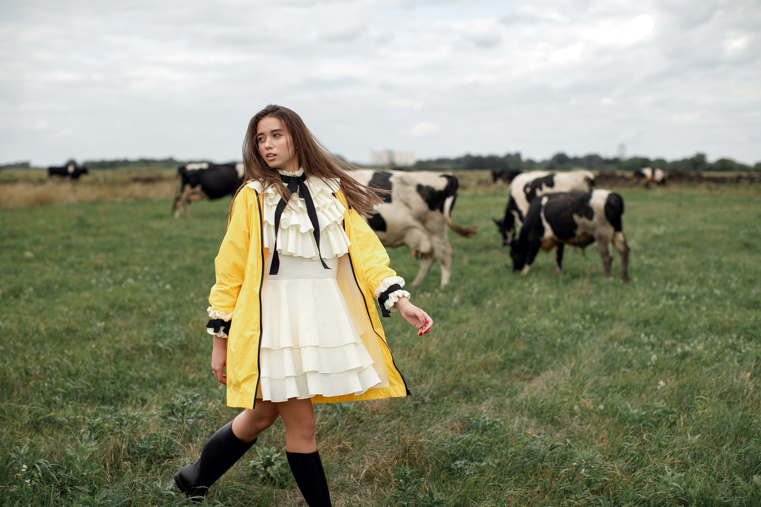 Фотосессия Полины у маяка. Свадебный фотограф Москва