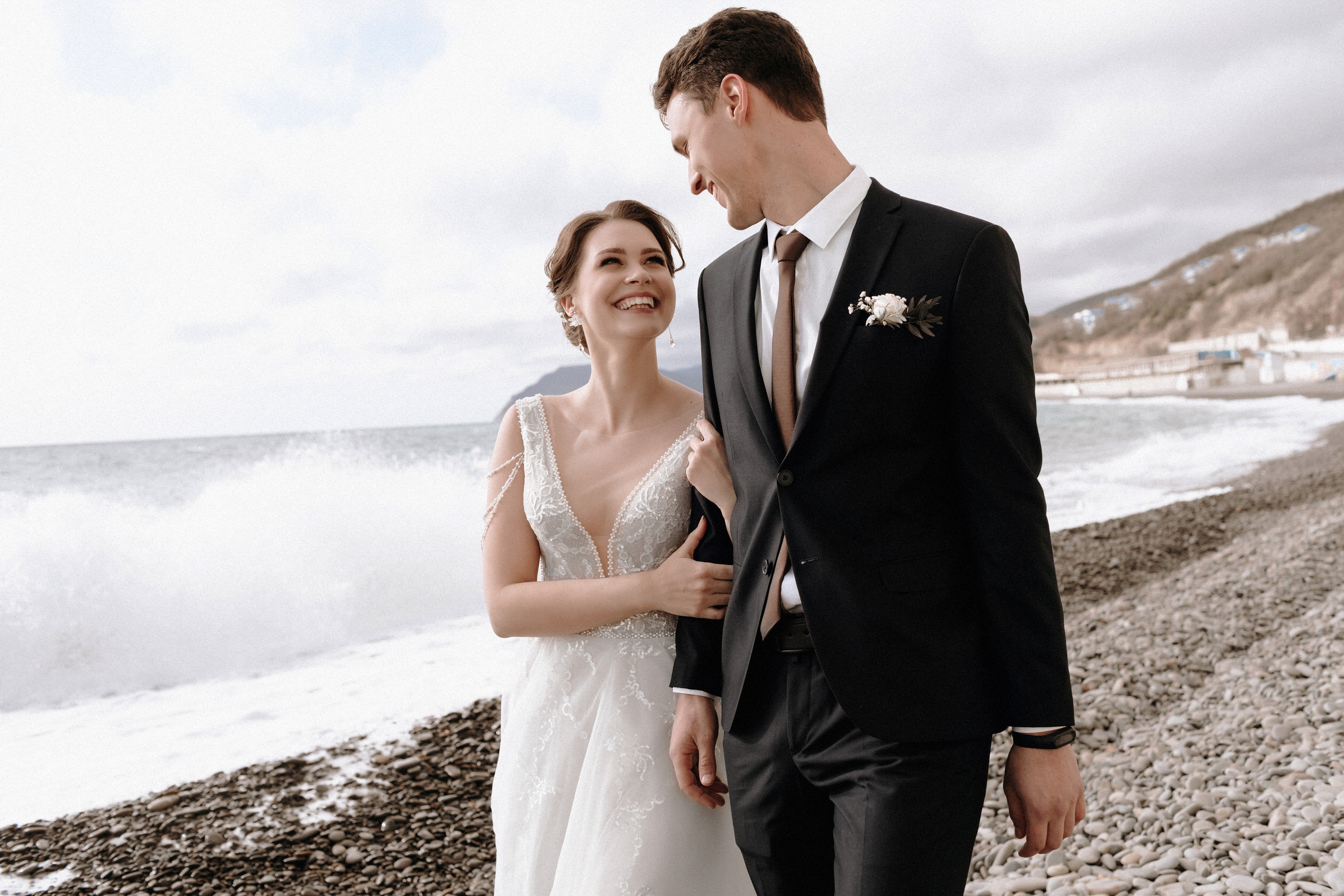 В феврале море тёплое. Новороссийск. 2021. Никита Погосов