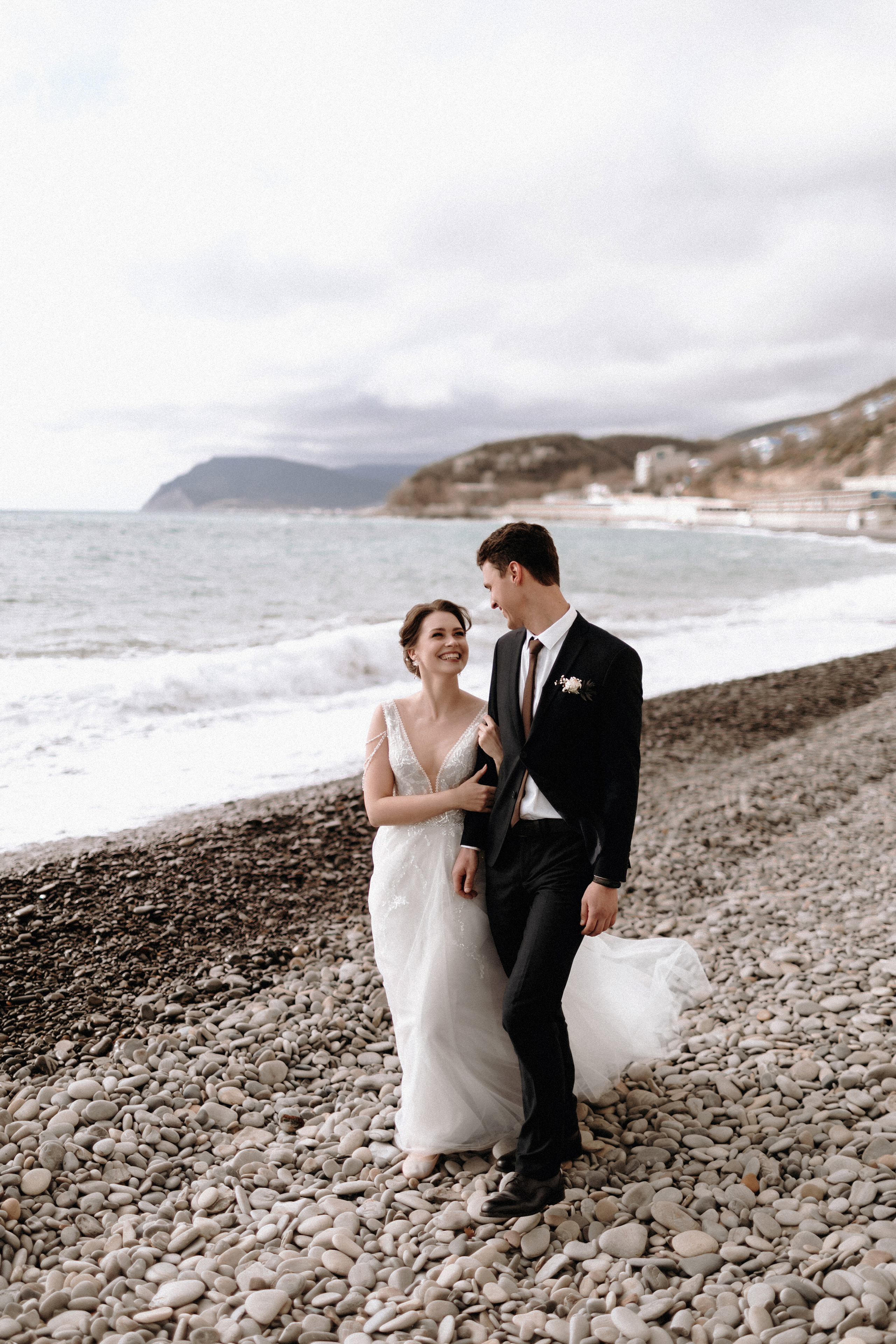 В феврале море тёплое. Новороссийск. 2021. Никита Погосов