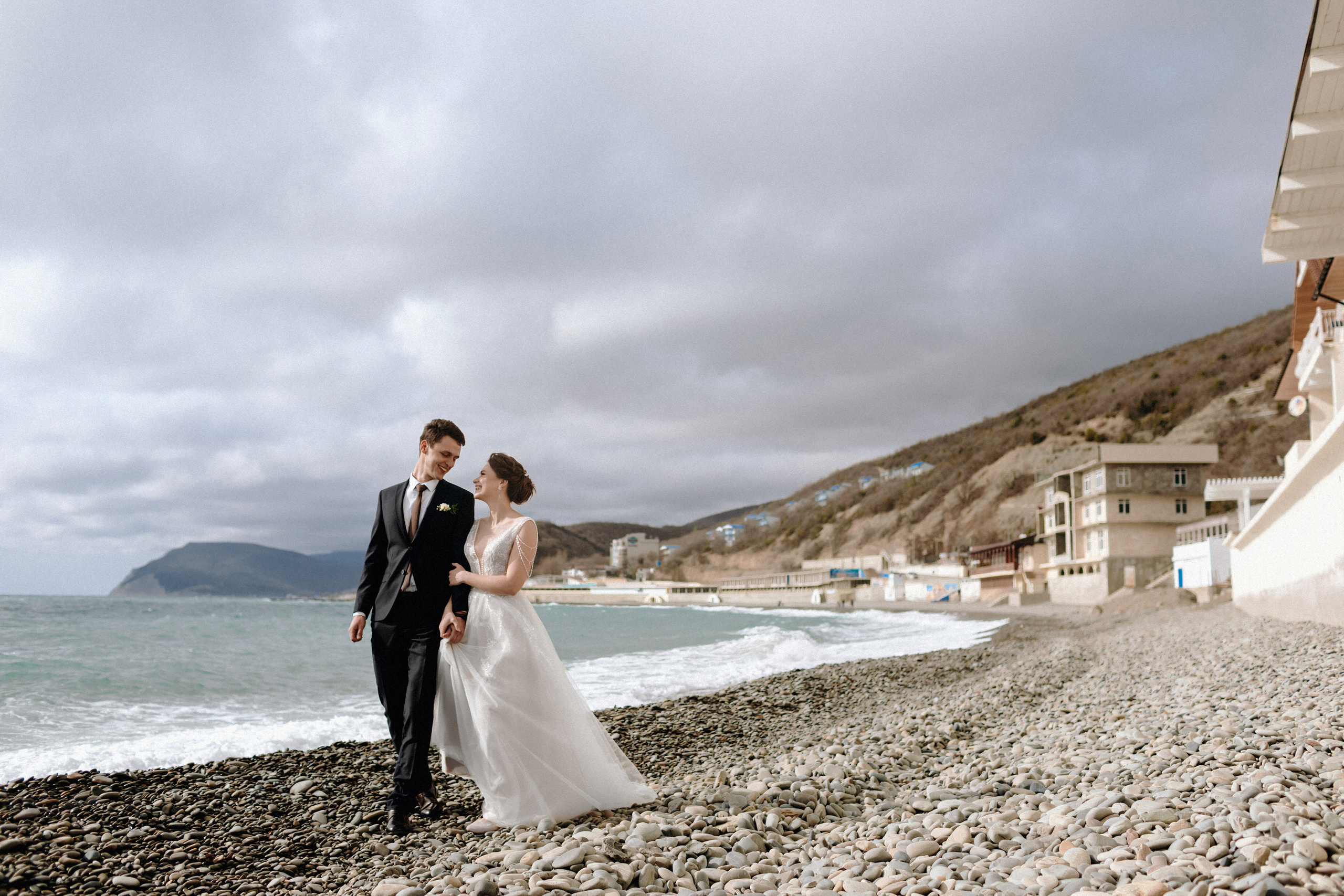 В феврале море тёплое. Новороссийск. 2021. Никита Погосов