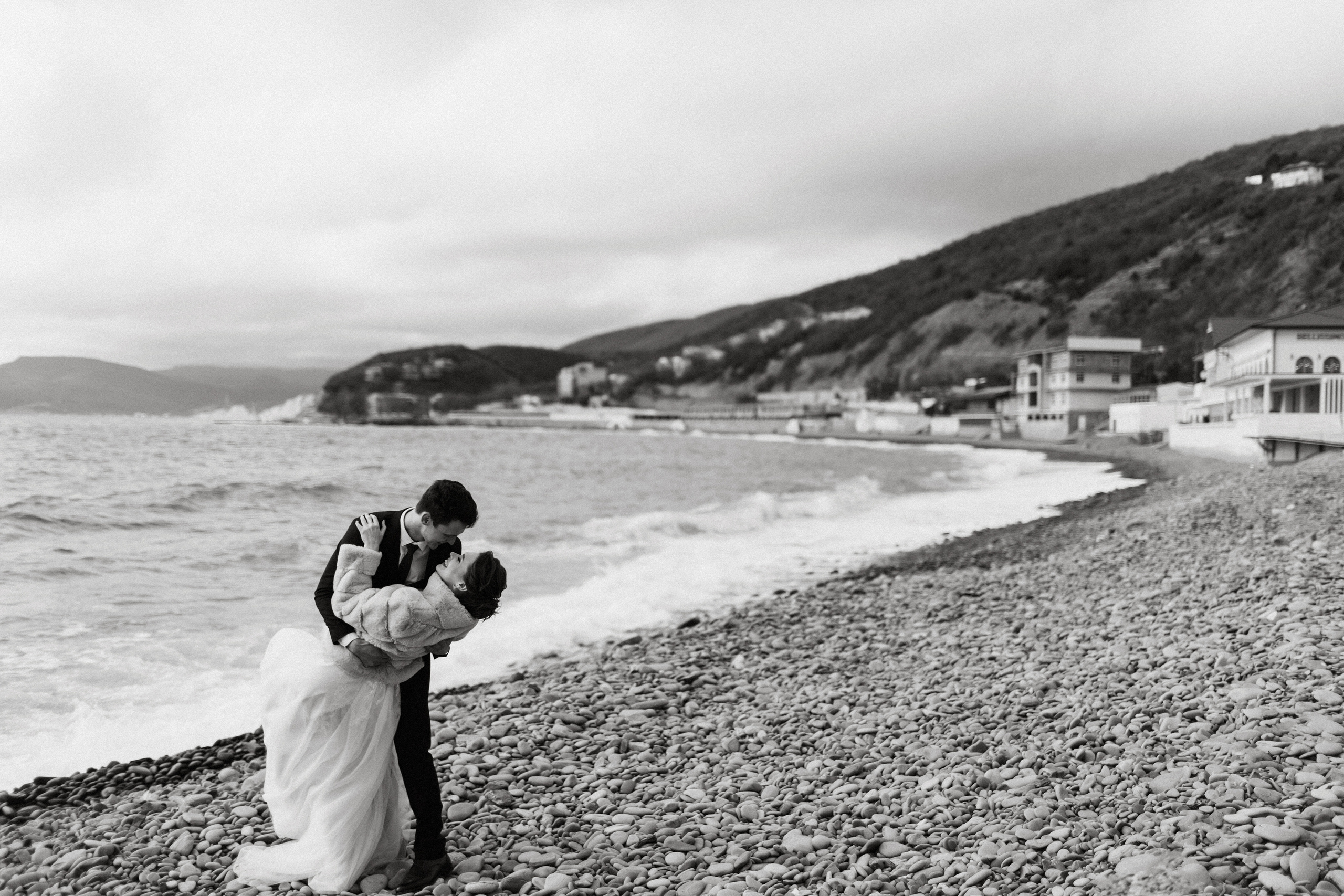 В феврале море тёплое. Новороссийск. 2021. Никита Погосов