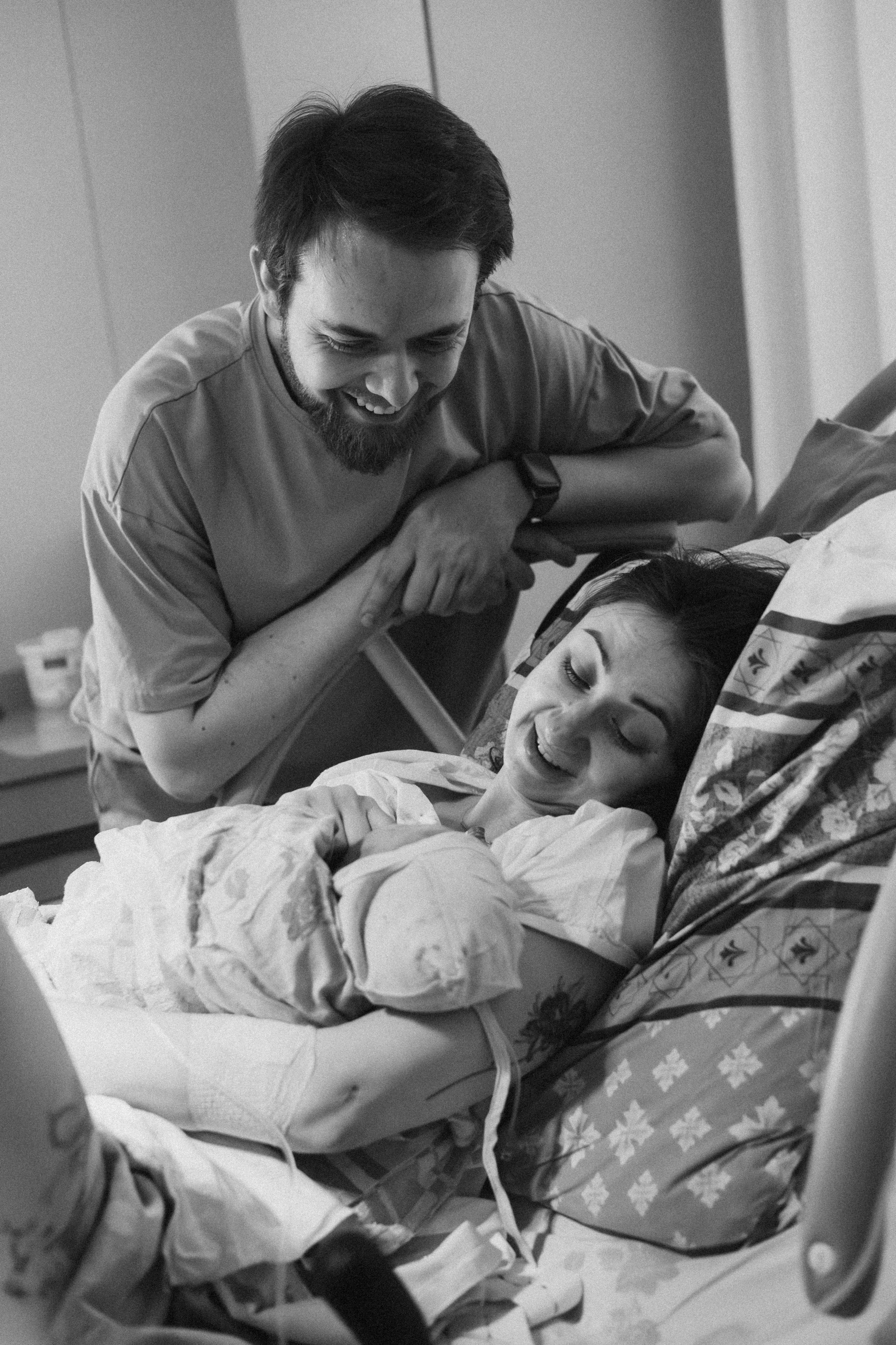 Фотосессия родов в Юдина. Фотограф новорожденных в Москве Кристина Левит