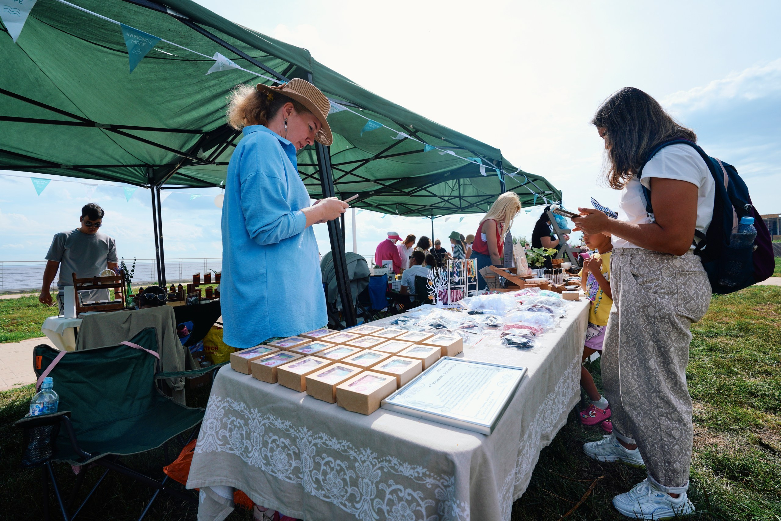 Пляжный маркет 2024, г. Лаишево. Фотограф Казань