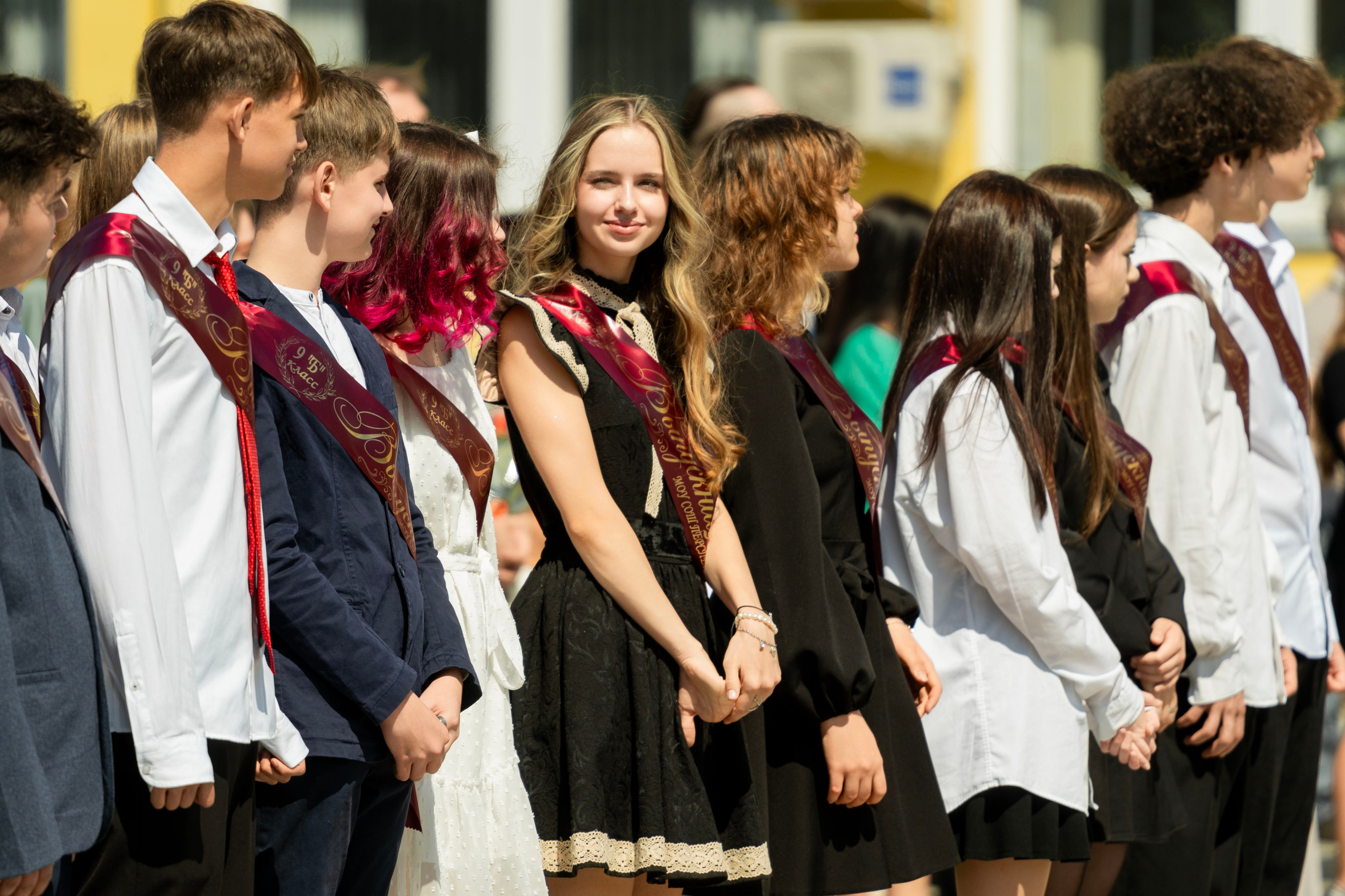 Выпукные 9 классы. Фотограф Юлия Попова