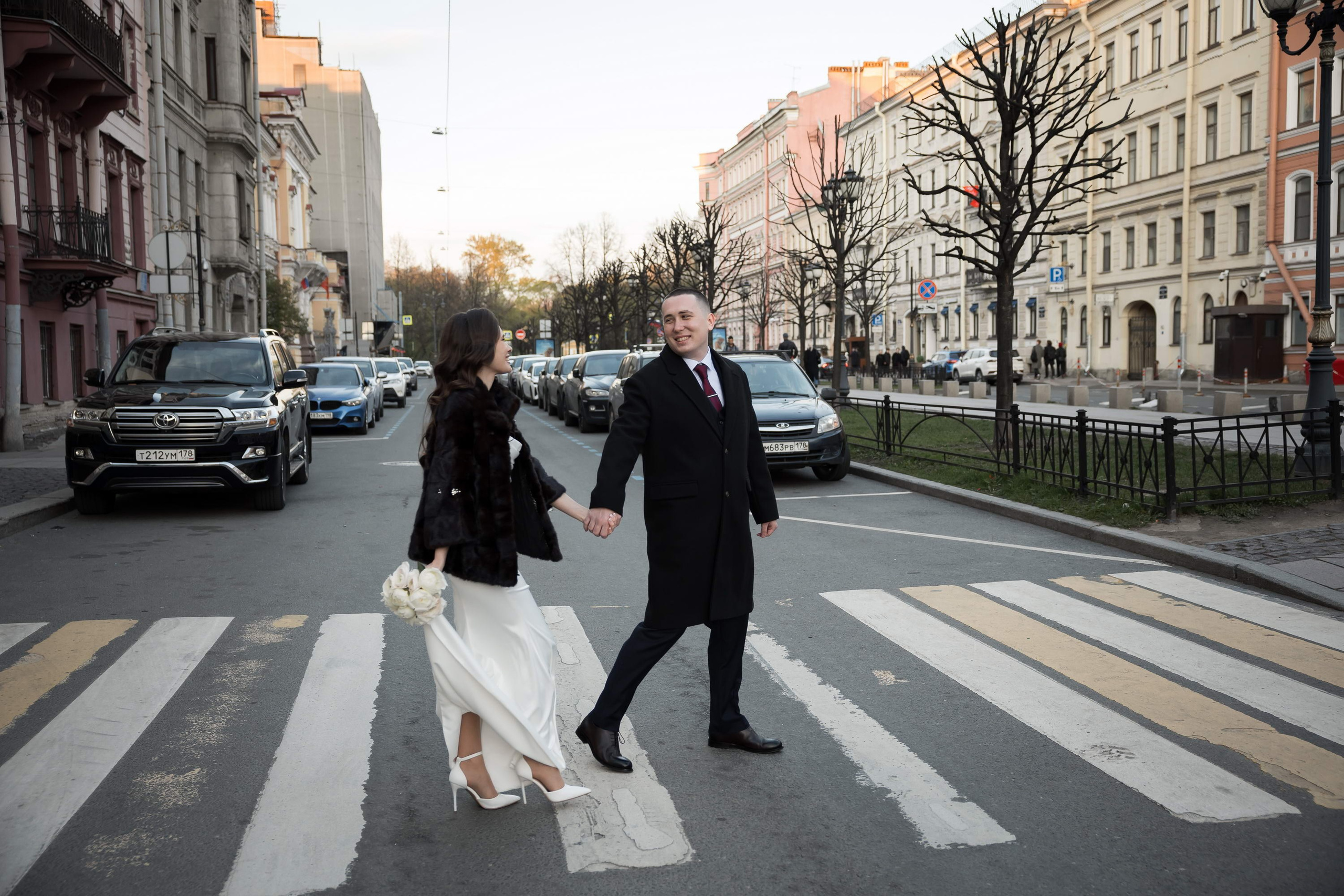 Свадебная фотосессия на Фурштатской. Свадебный фотограф Игорь Брундасов 8PHOTO на свадьбу венчание загс СПб