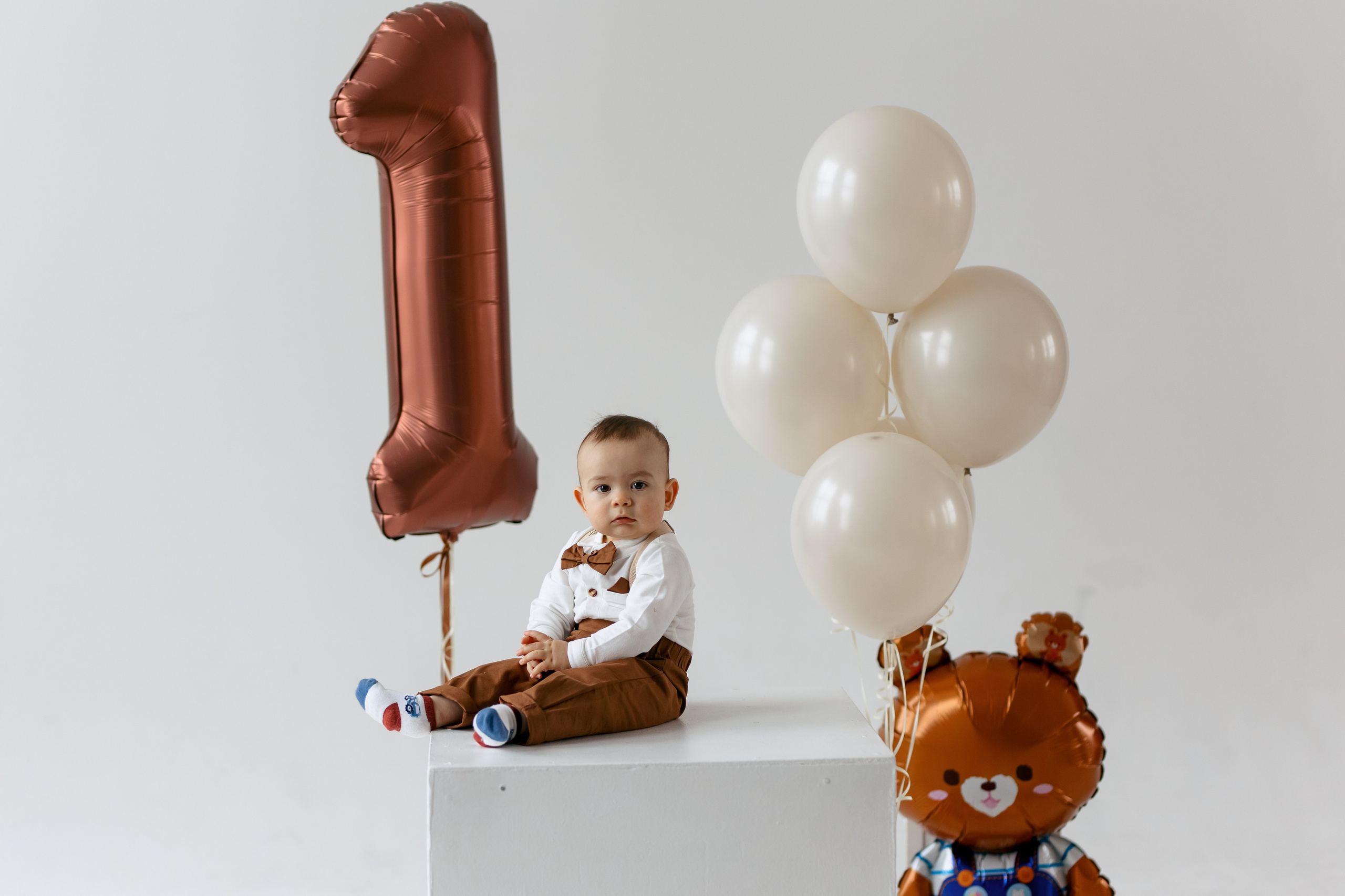 Мишка и шарики. Свадебный и портретный фотограф — Мария Костина