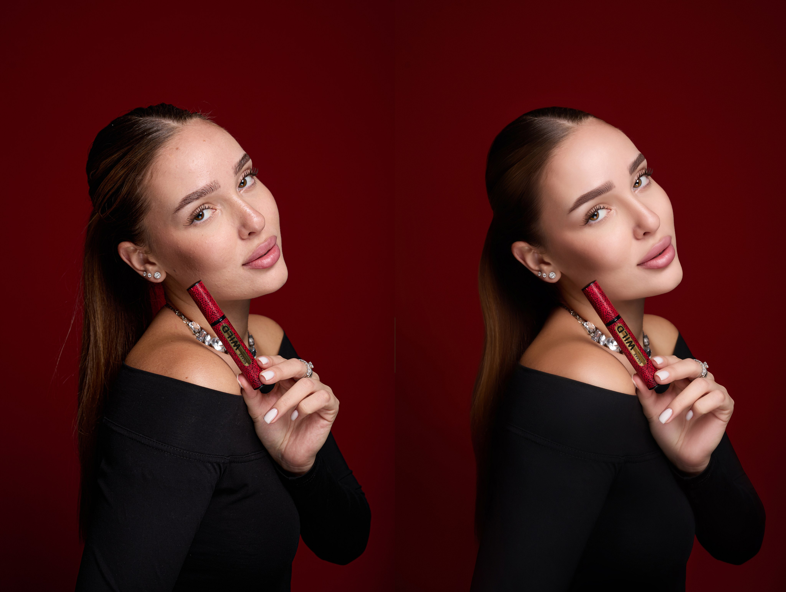 Профессиональная обработка портретов для рекламы косметики | Студия SVITHART