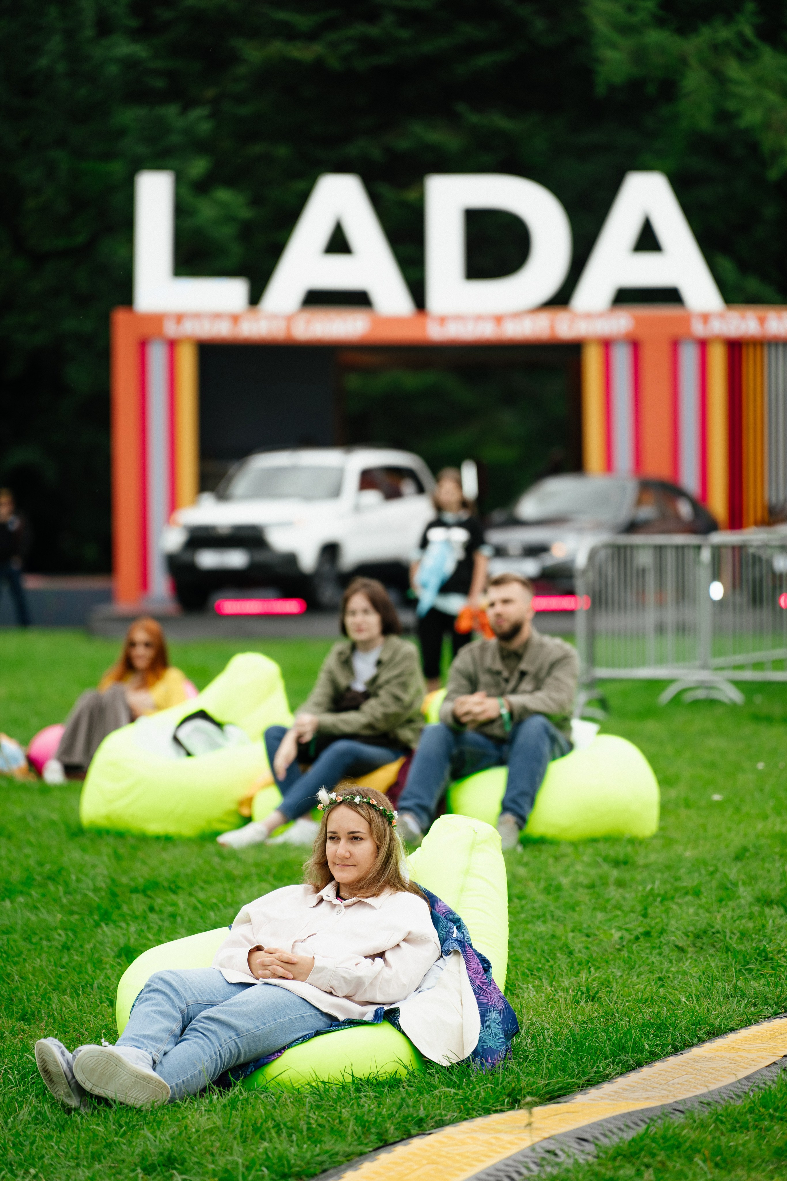 Пикник Афиши стенд ЛАДА. Андрей Сухинин репортажный свадебный фотограф Санкт-Петербург