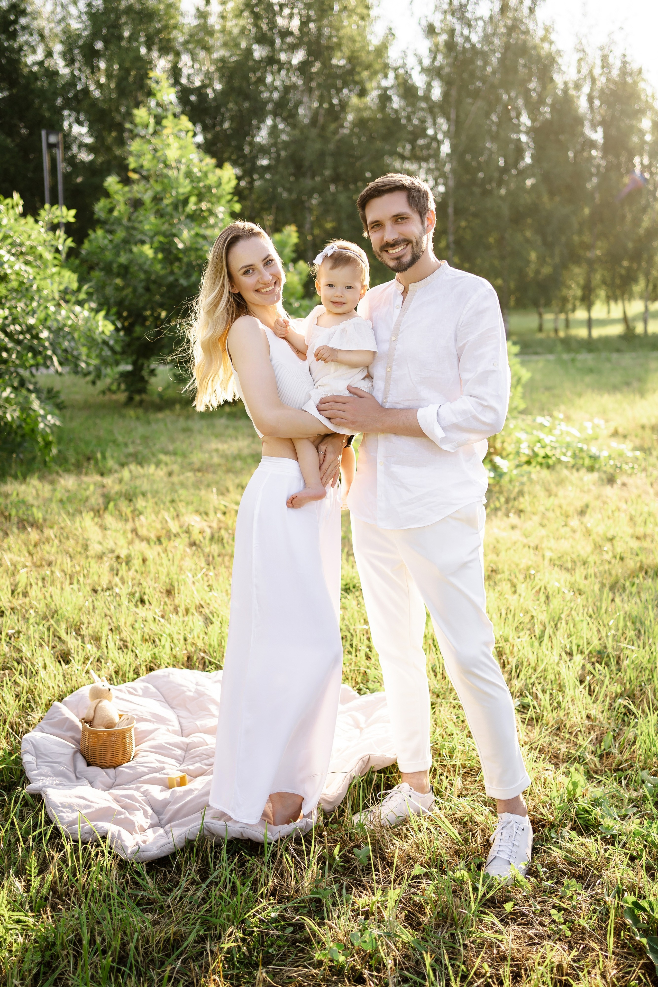 Олеся, Денис и Даниэла. Свадебный фотограф в Москве Яна Деньгина