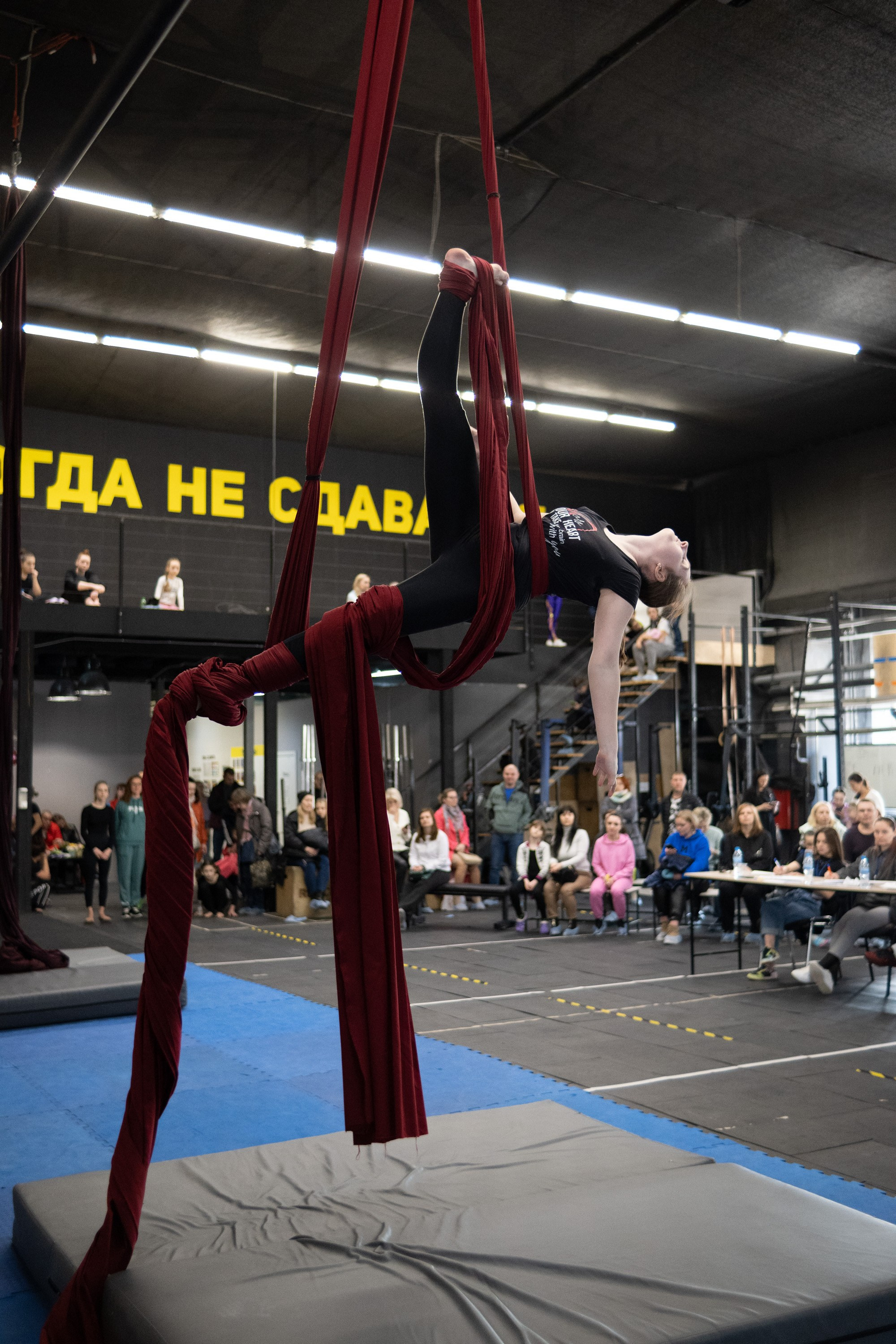 Внутриклубные соревнования по воздушной гимнастике 02.04.23