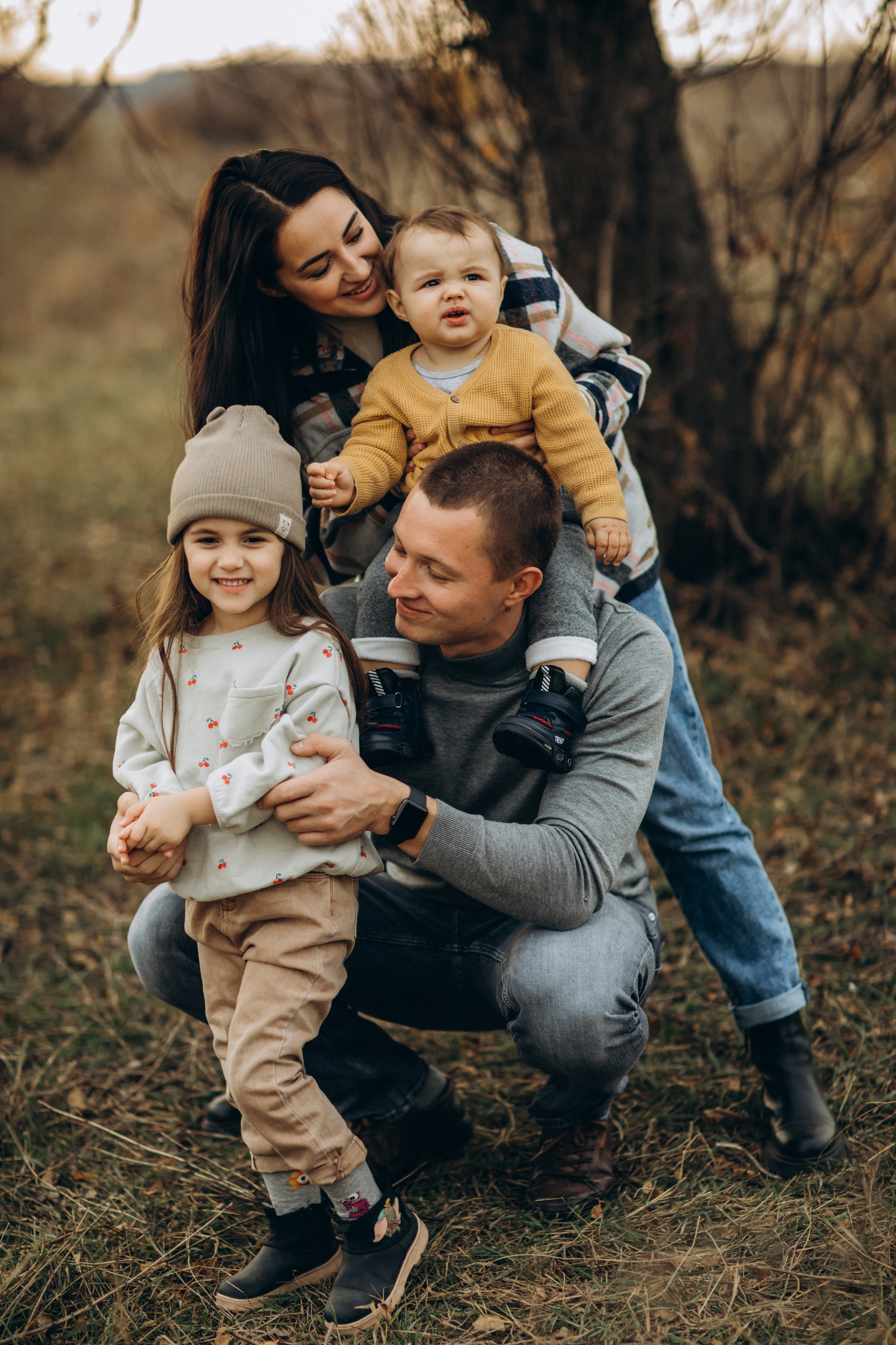 Лера, Коля, Матвей и Полинка. Семейный фотограф Оля Гладченко