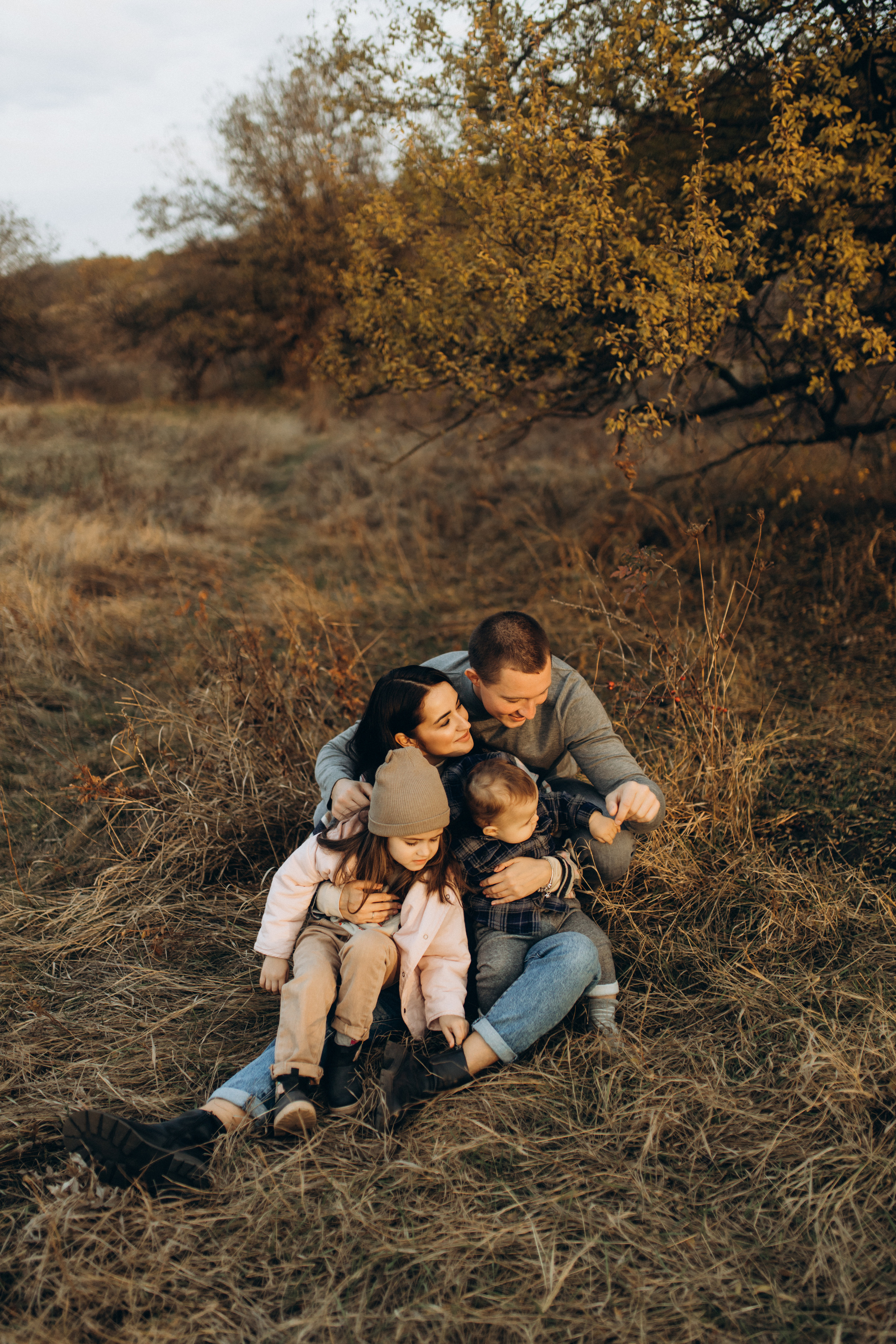 Лера, Коля, Матвей и Полинка. Семейный фотограф Оля Гладченко
