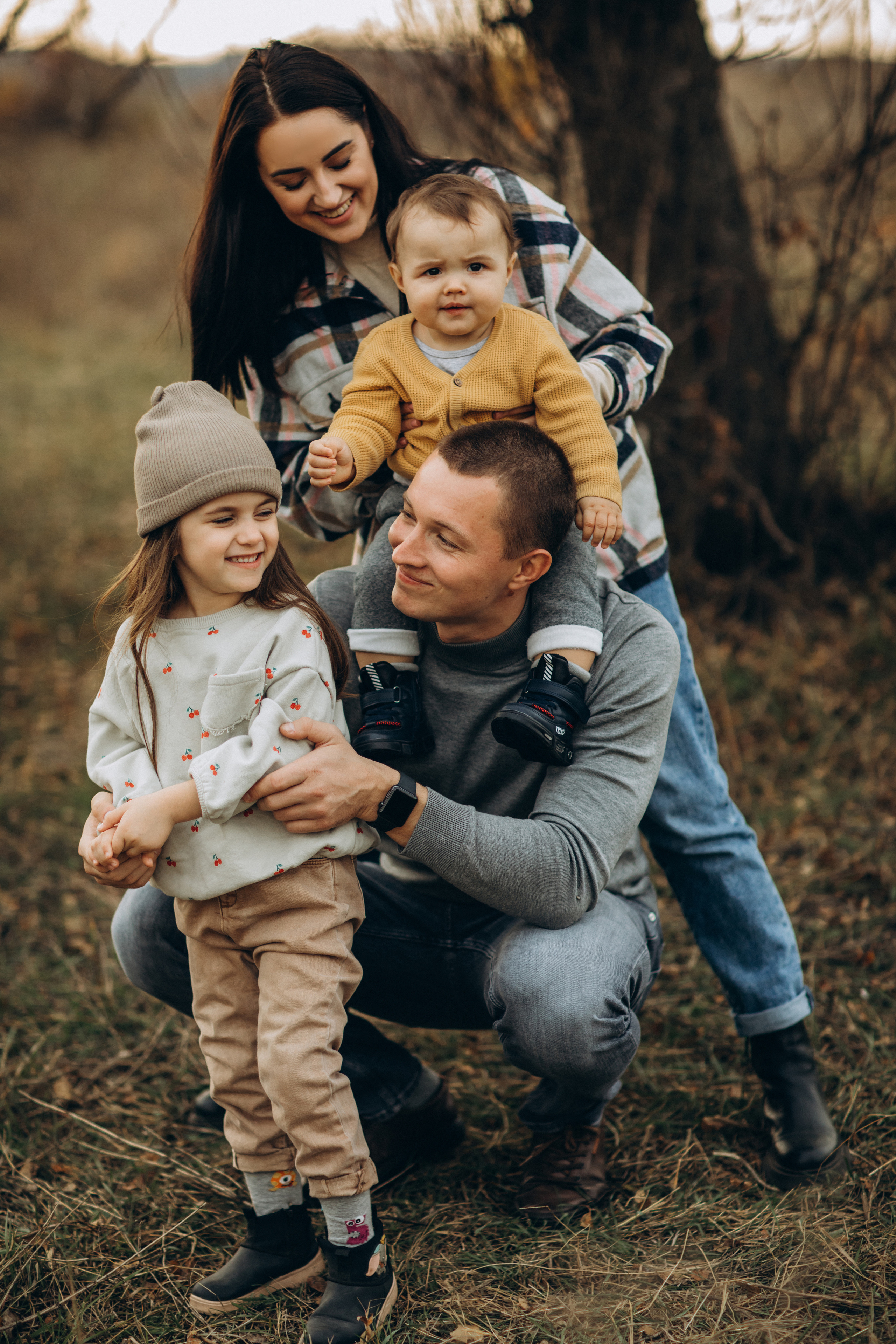 Лера, Коля, Матвей и Полинка. Семейный фотограф Оля Гладченко