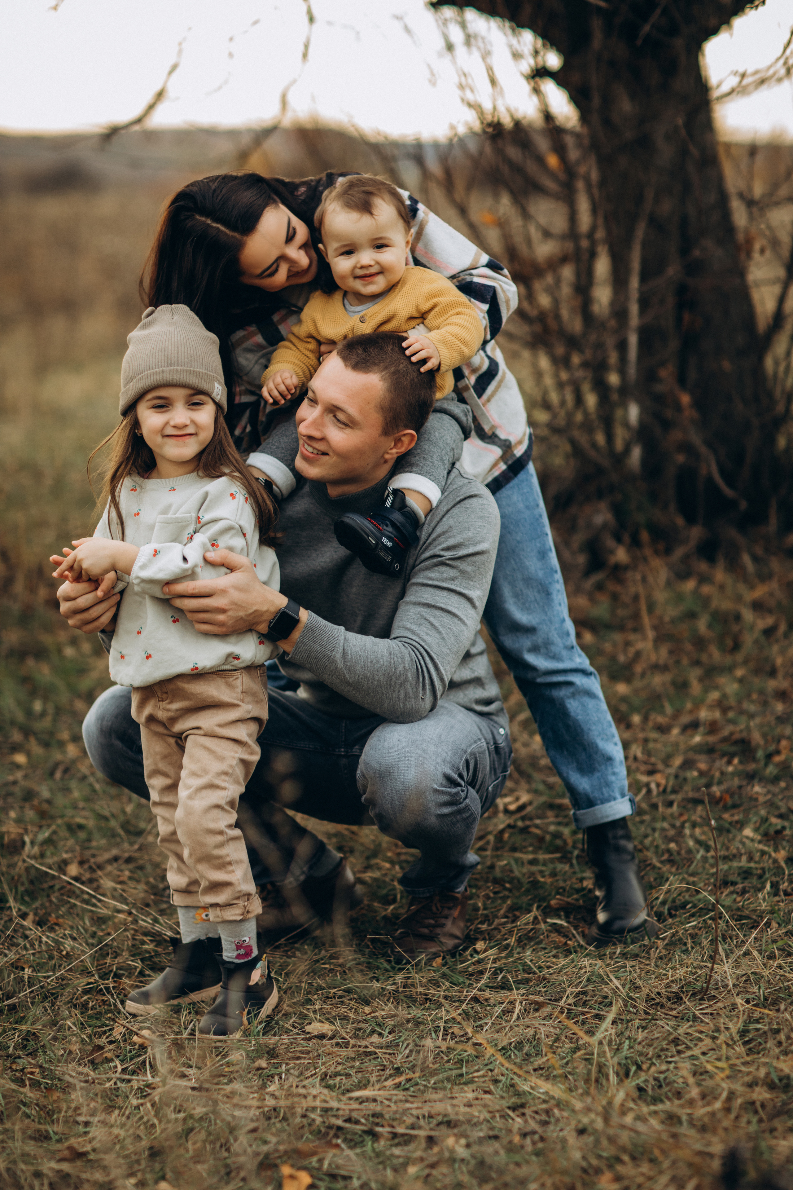 Лера, Коля, Матвей и Полинка. Семейный фотограф Оля Гладченко
