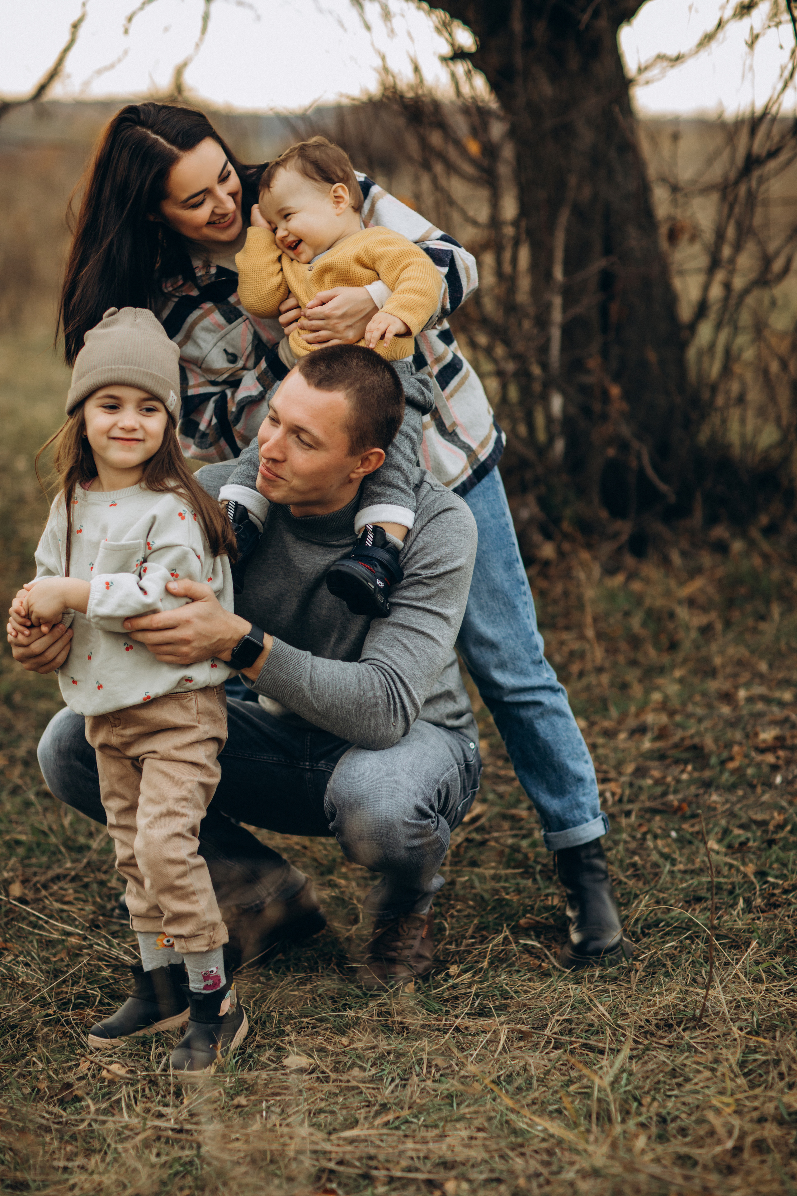 Лера, Коля, Матвей и Полинка. Семейный фотограф Оля Гладченко