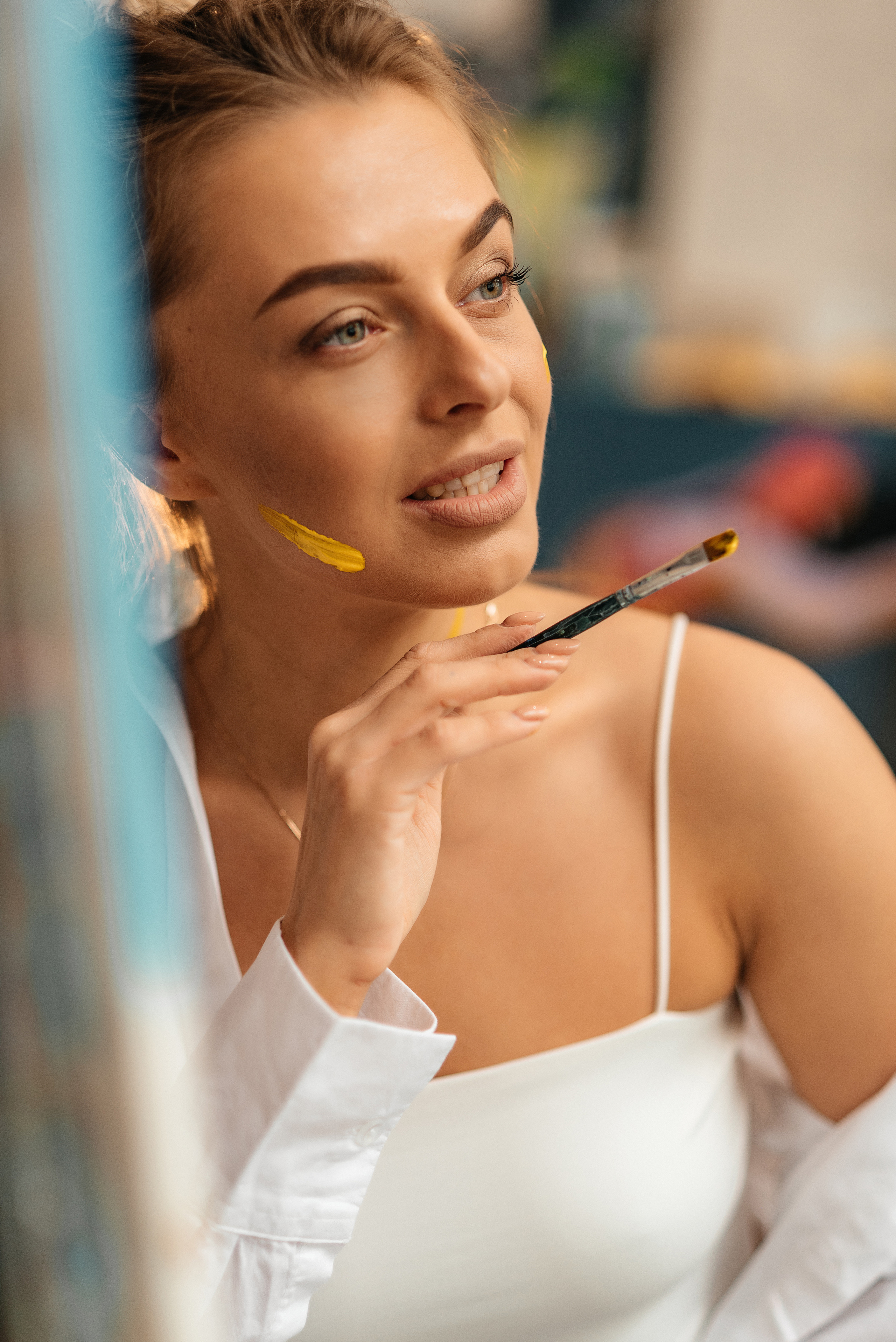 Фотосъемка в стиле художницы, фотосессия Бобруйск, фотосессия художница 