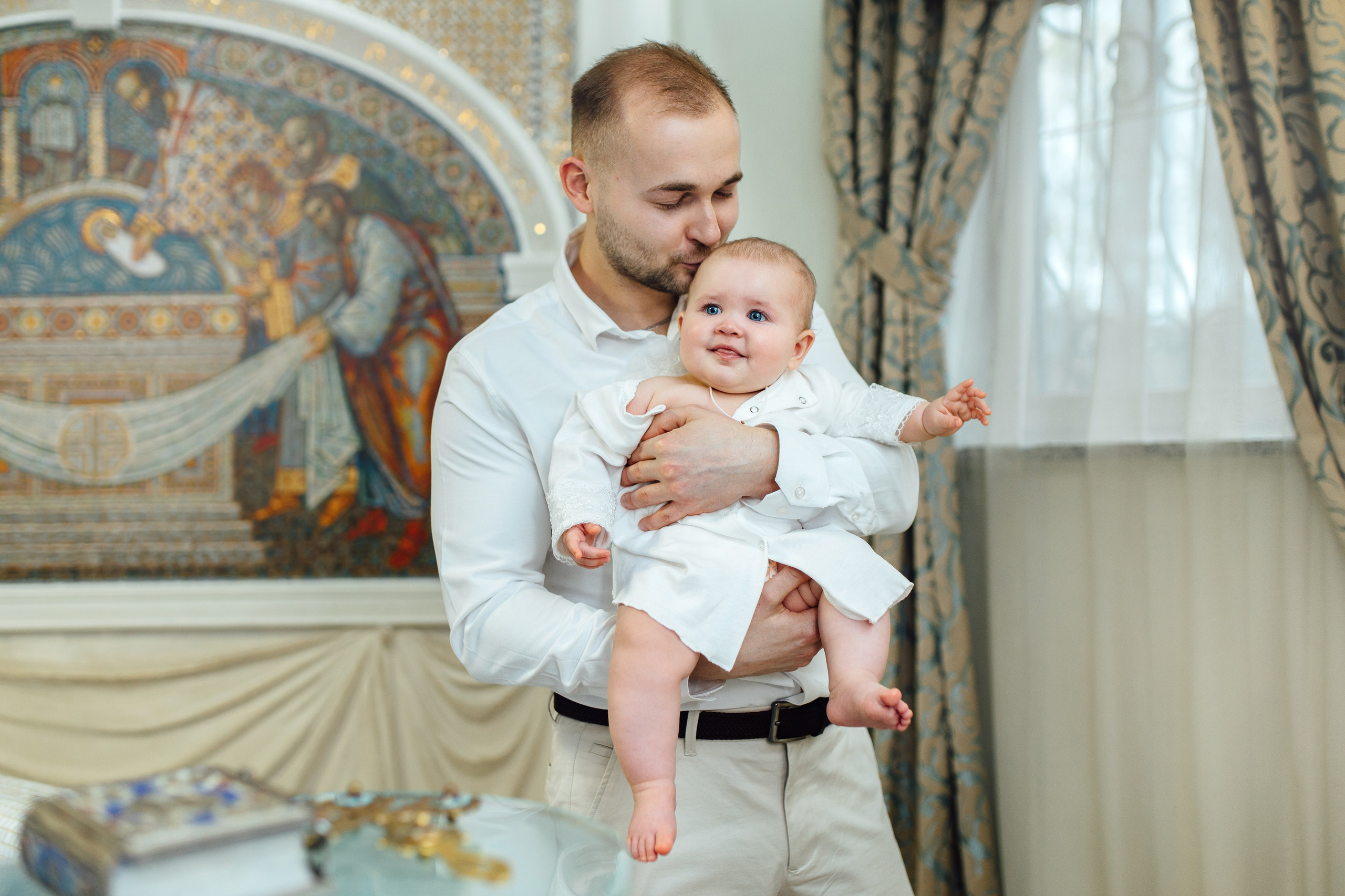 Таинство крещения Софии, апрель 2024