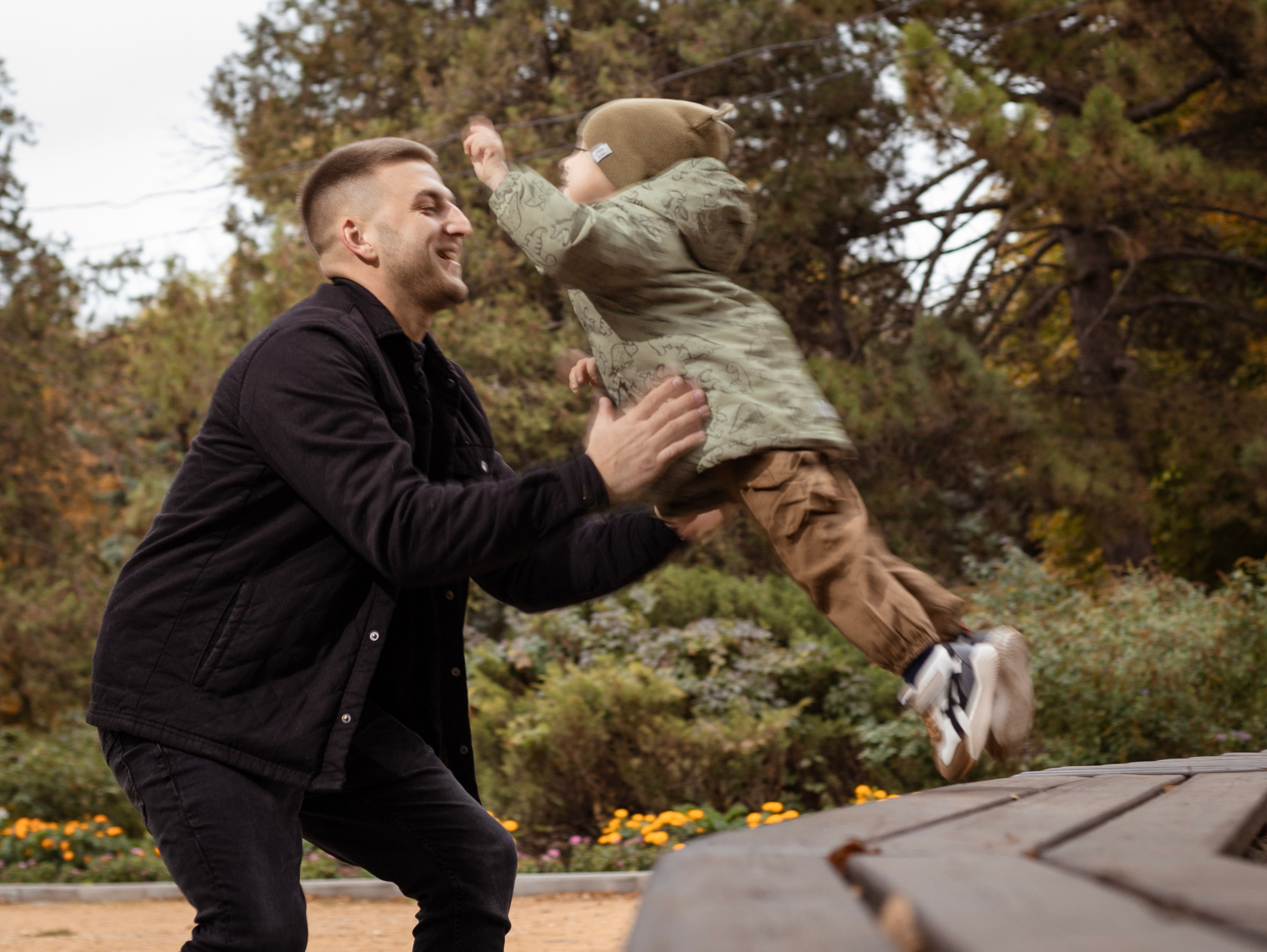 Антон и Лев. Осенний парк Горького. Фотограф, Таганрог, Руслан Степущенко