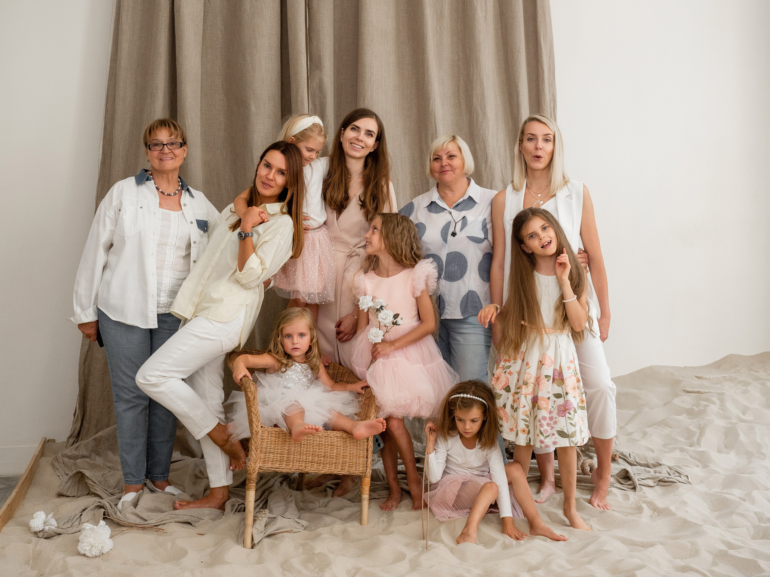 Большая семья. Алёна Орлова Портретный фотограф Москва