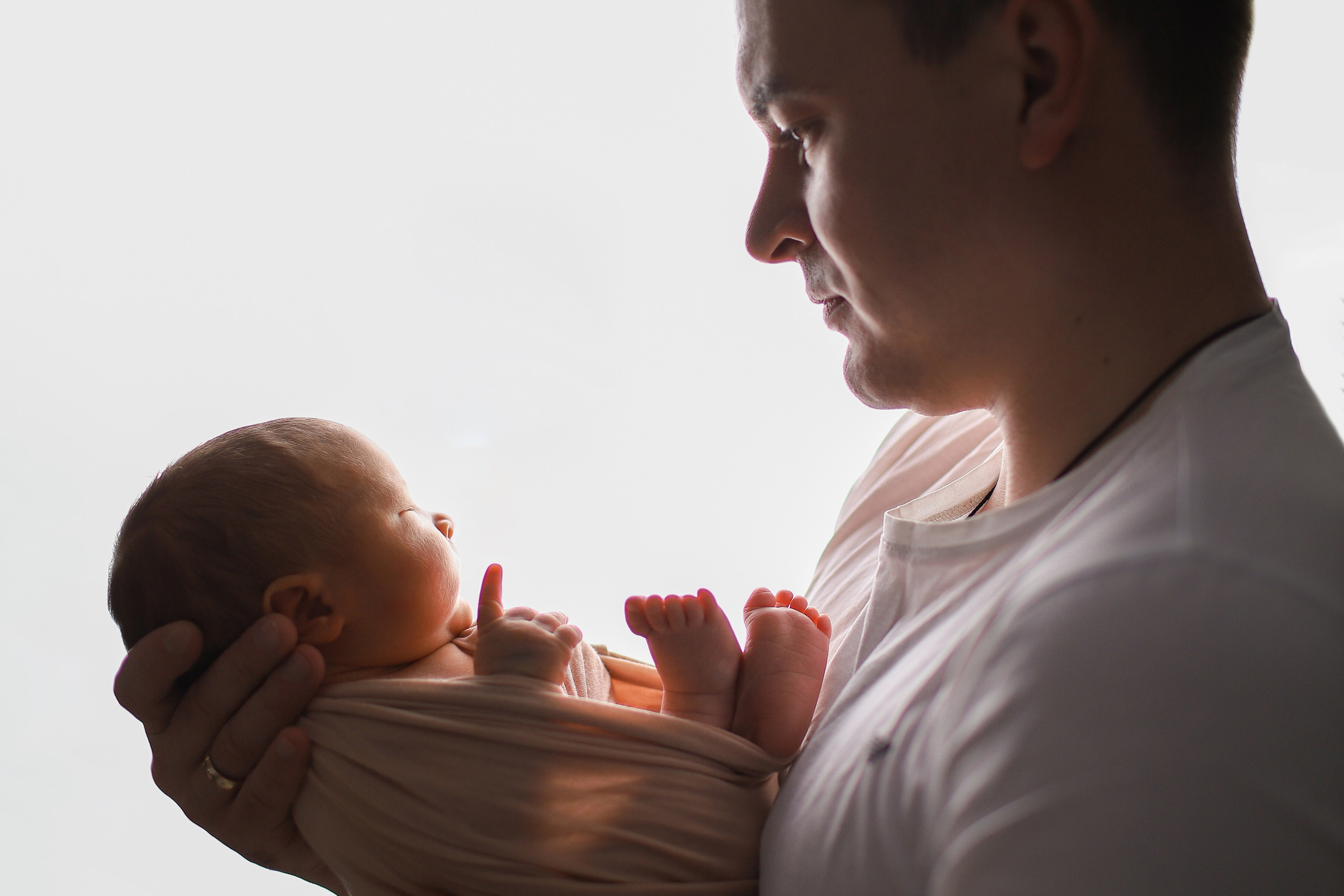 Новорожденные фото с родителями. Ирина Кан Фотограф новорожденных в Екатеринбурге