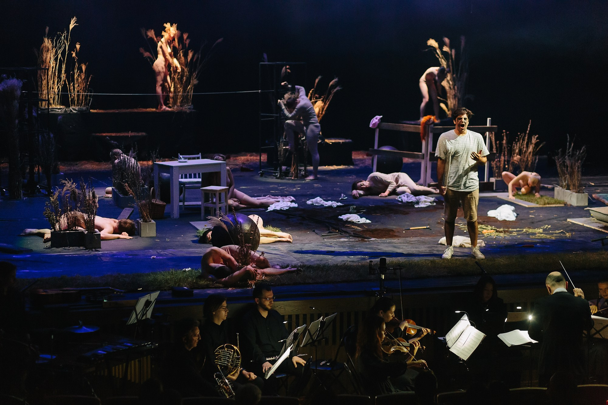 Спектакль Приглушенные голоса в Театре Академии танца Б. Эйфмана (+репетиция). Семейный и портретный фотограф в Санкт-Петербурге Андрей Воробьев