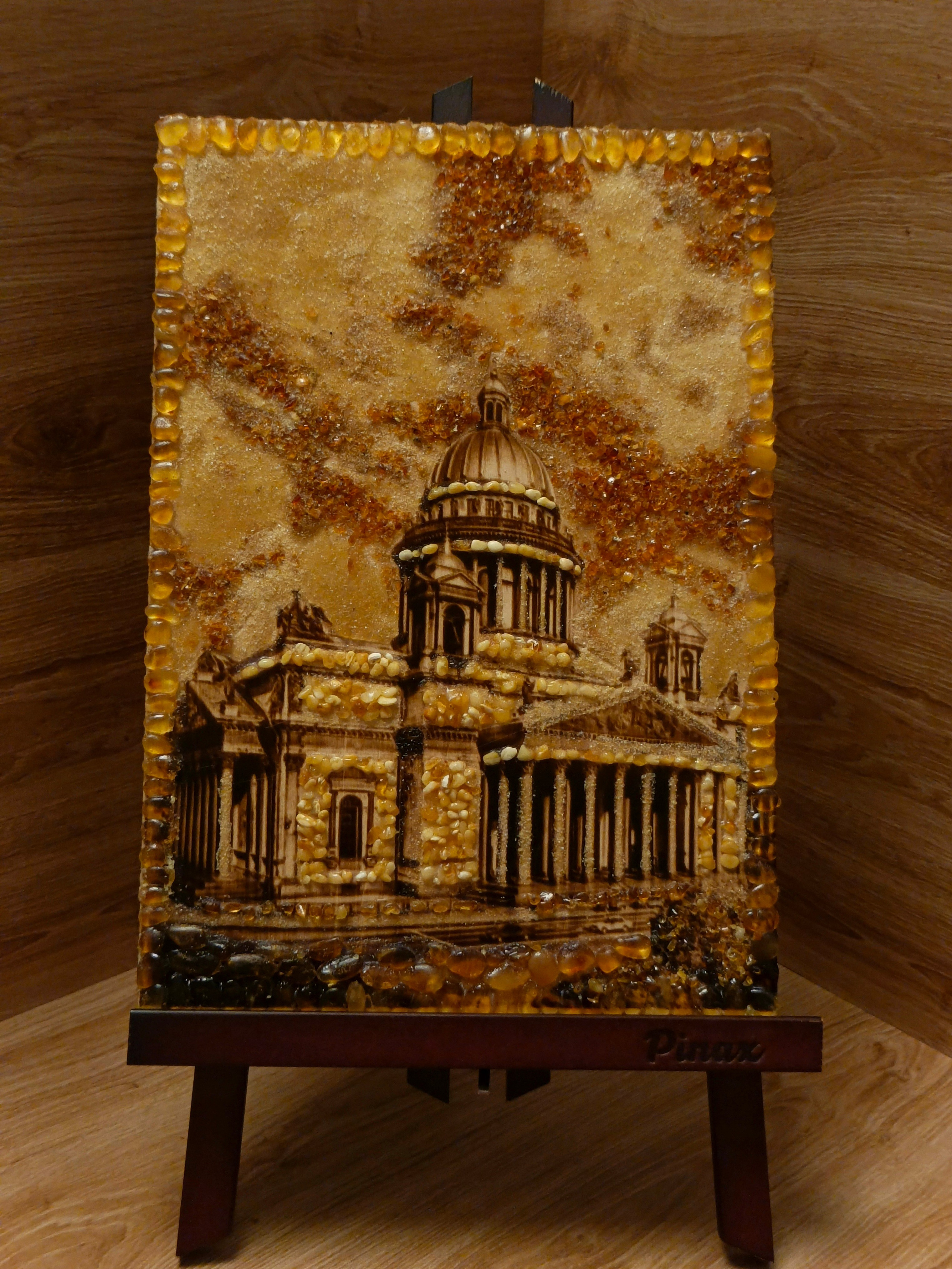 КАРТИНЫ С ЯНТАРЁМ. Выжигания картин и портретов по фото