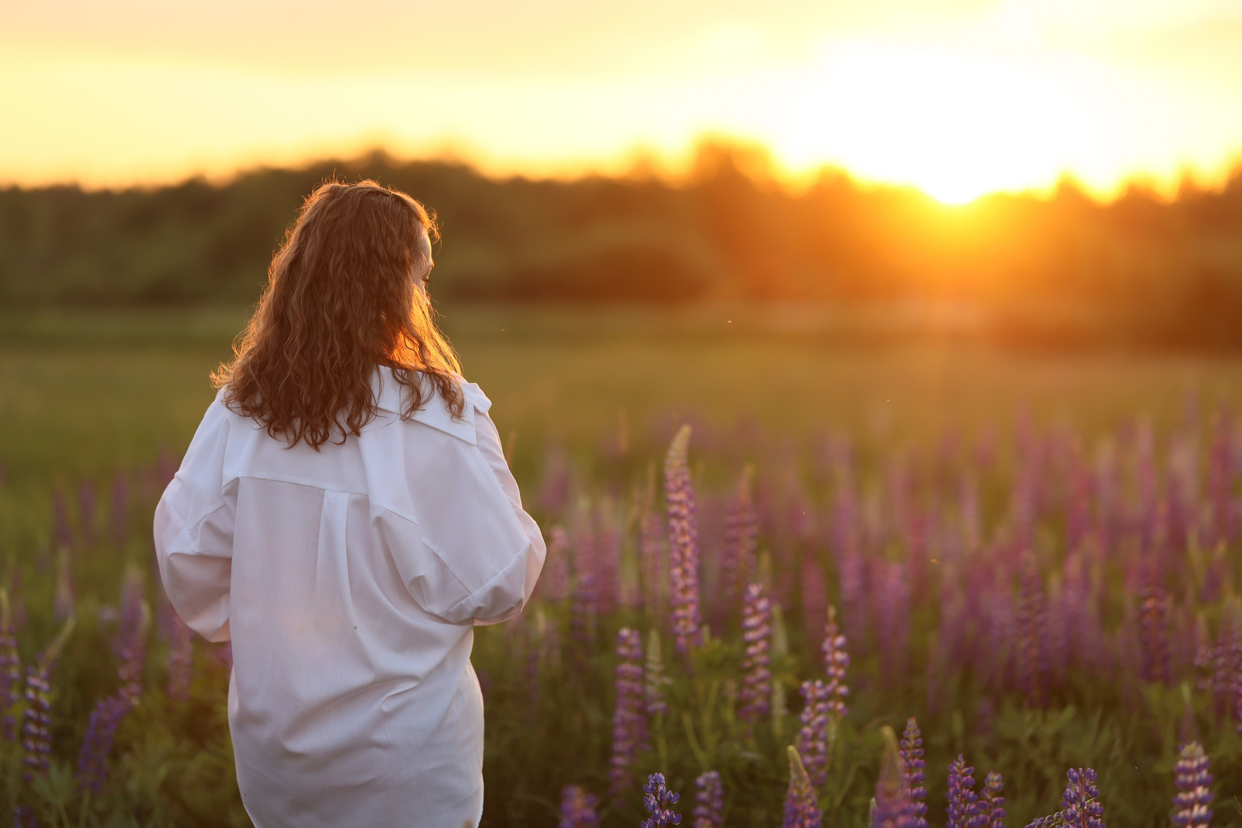 Фотосессия с люпинами. Семейный и свадебный фотограф в Санкт-Петербурге Татьяна Швыкова