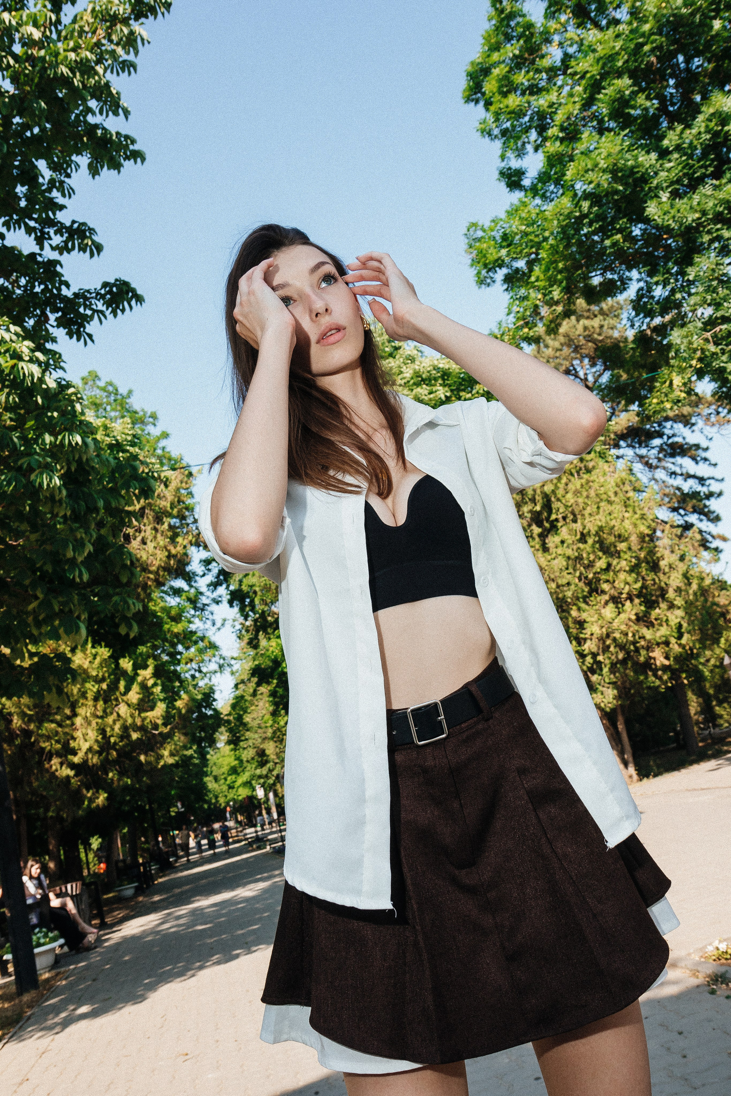 Лера в парке Горького. Фотограф Александр Бигари