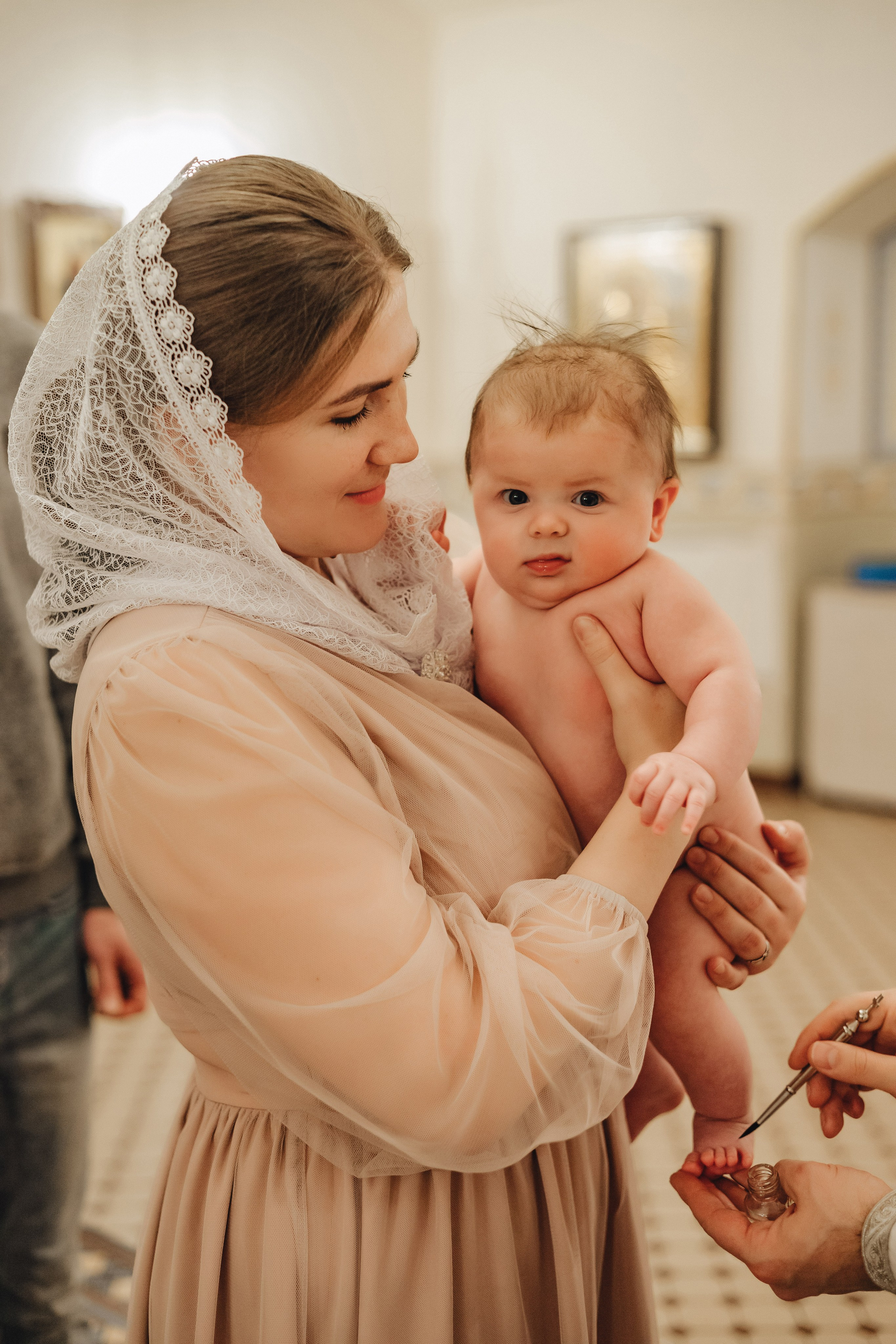 Крещение Анны. Свадебный и семейный фотограф Пушкин Царское Село СПБ Питер Санкт-Петербург и Рязань Ольга Козлова