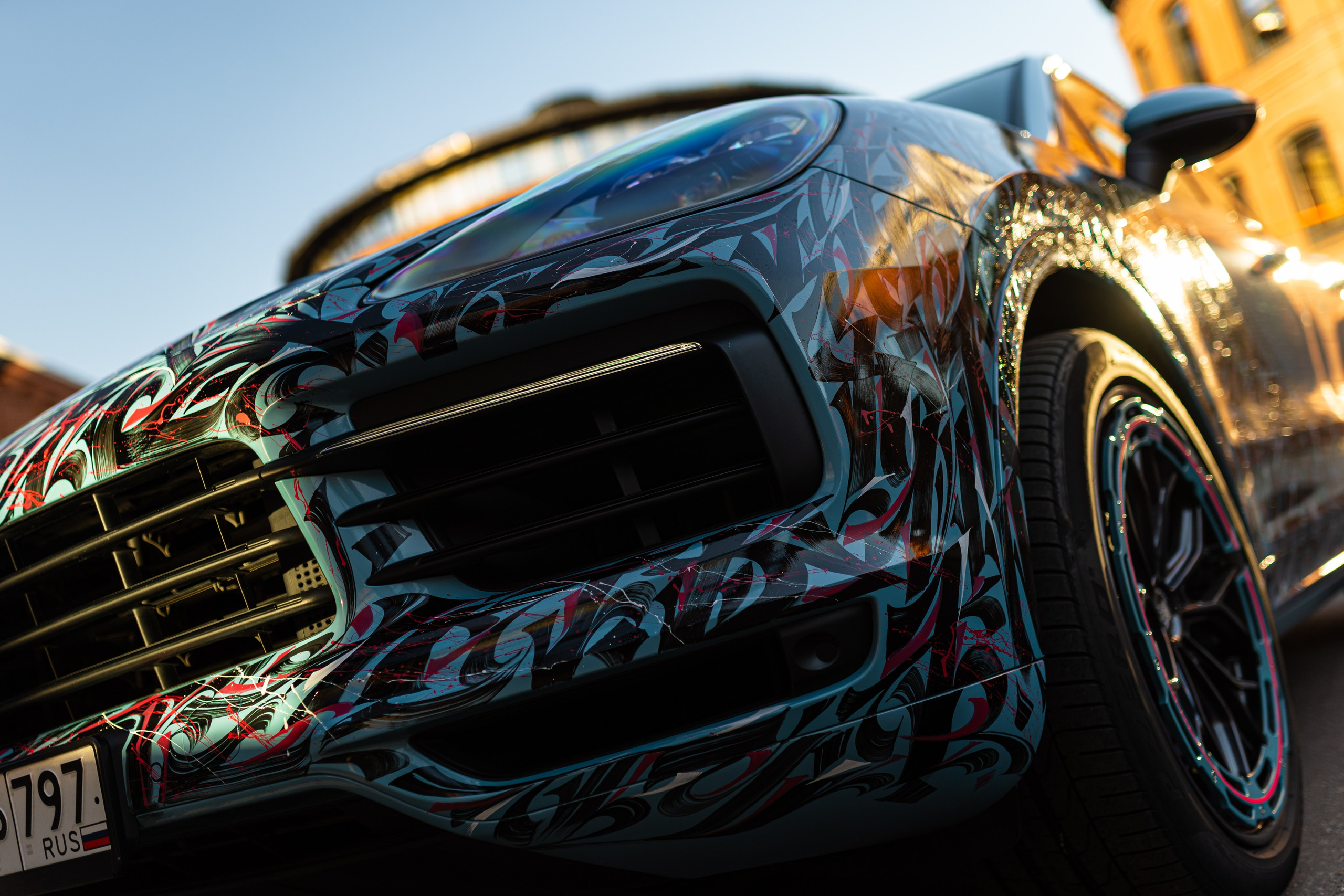 Porsche Cayenne by Medvedus. Автомобильный фотограф в Москве | Базилев Александр