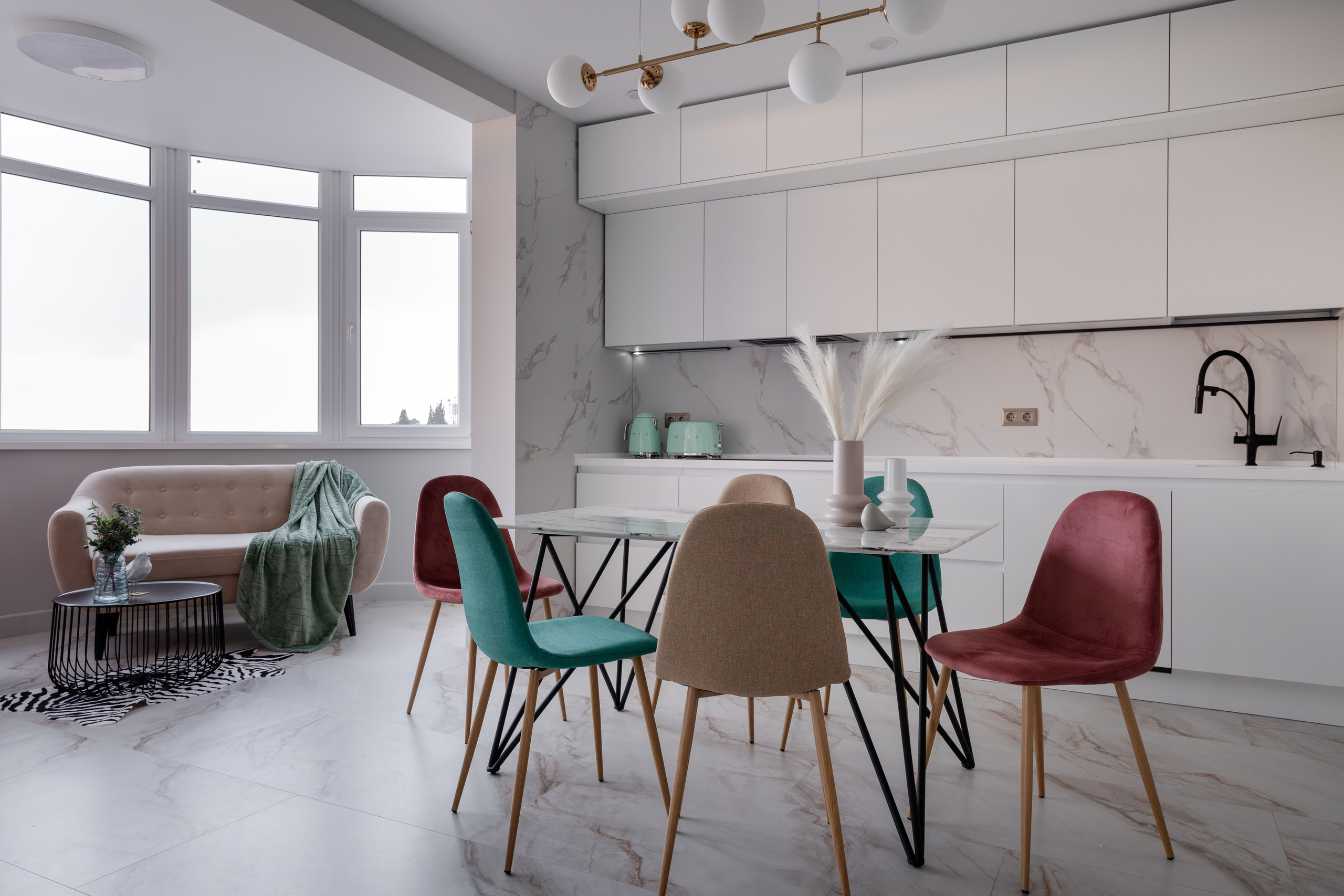 Интерьерная фотосъемка трёхкомнатной квартиры в ЖК «Голубые Дали». Интерьерный фотограф Москва