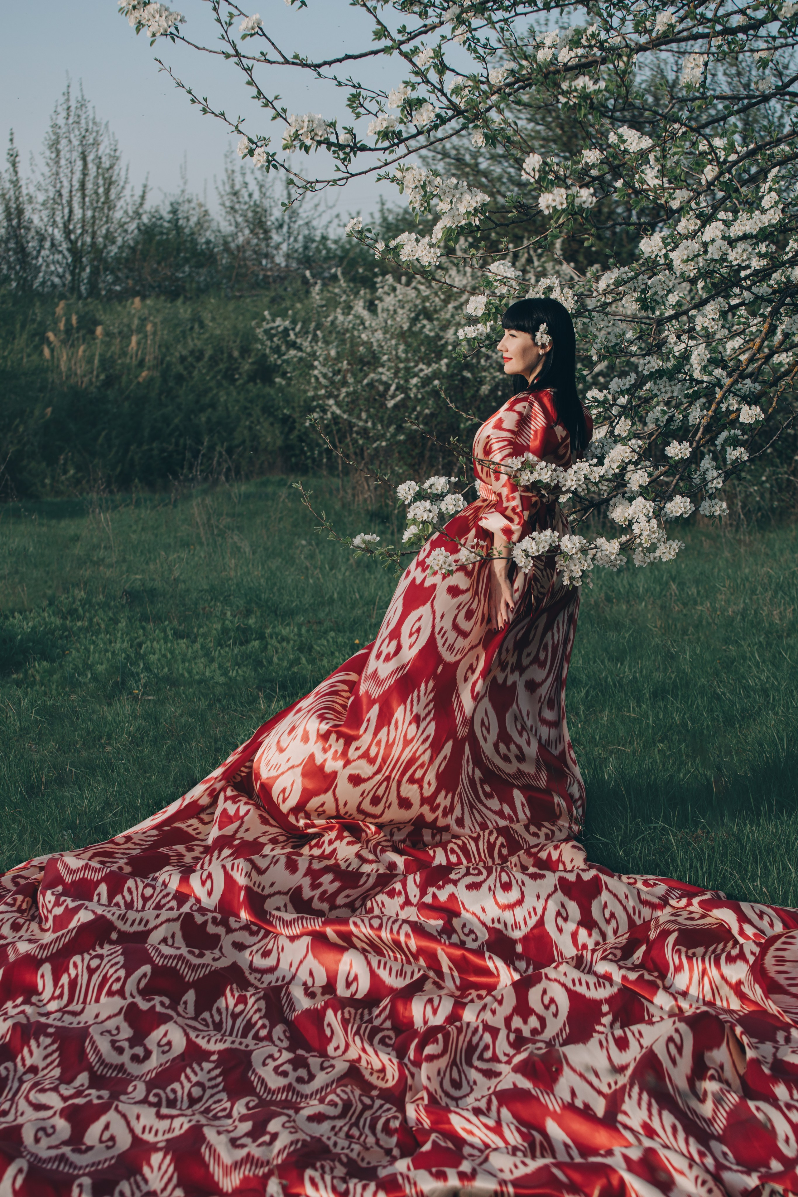 Фотосессия в платье со шлейфом. Свадебный и семейный фотограф в Краснодарском крае Мария Данилкина