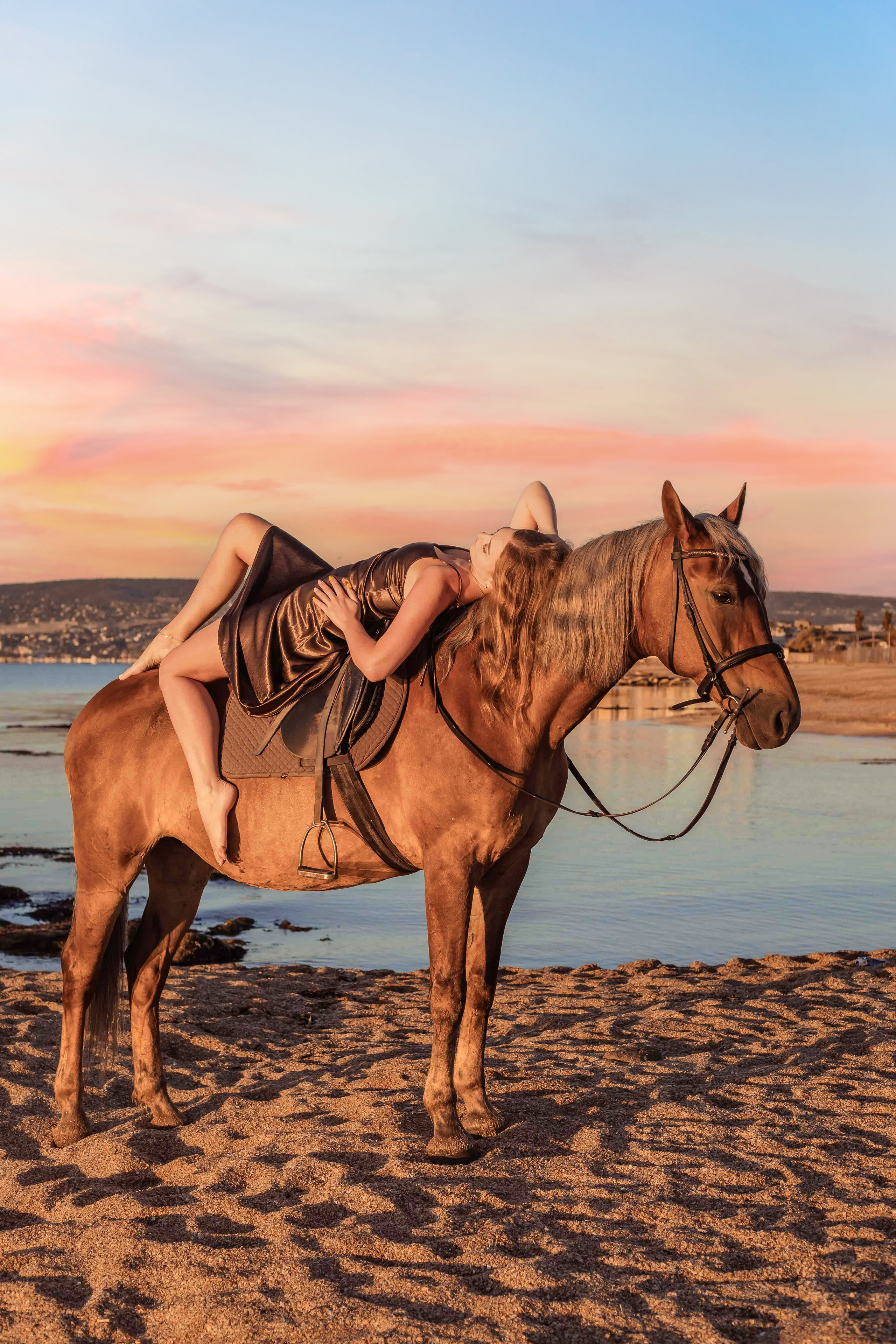 Фотосессия на море с лошадью. Фотограф в Феодосии Наталья Булгакова