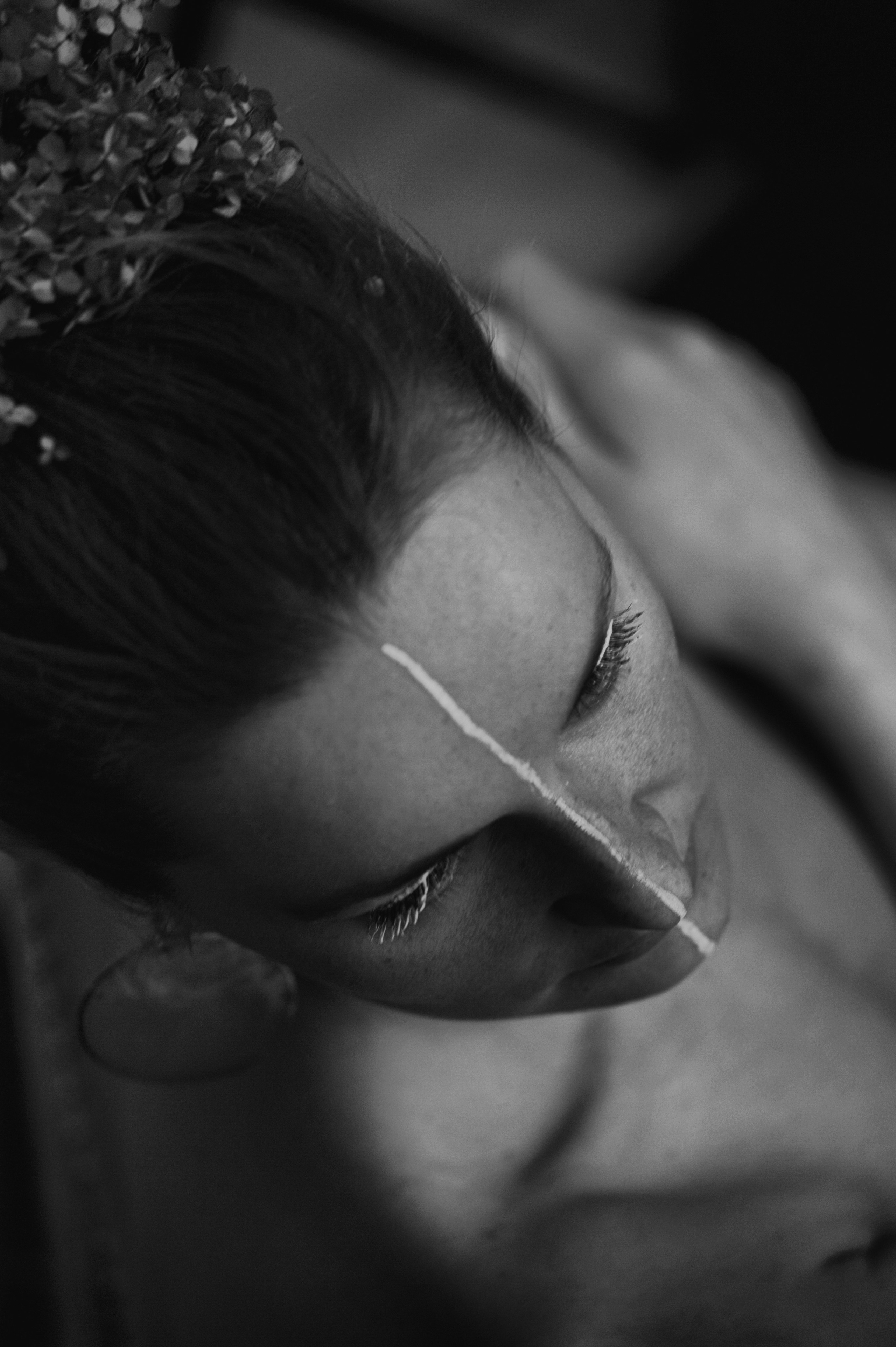 Концептуальный портрет женщины в авторском художественном стиле.