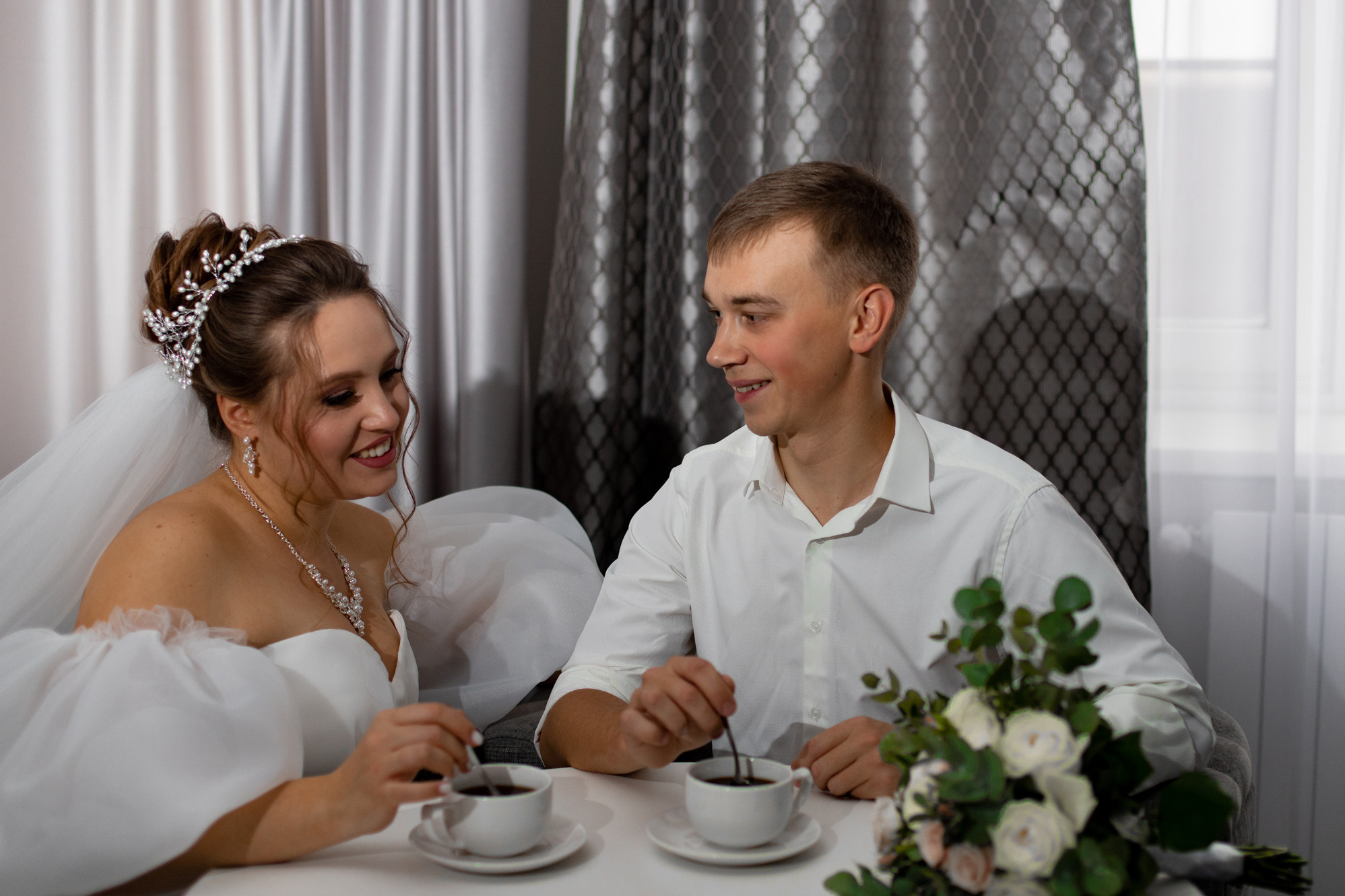 Вика и Виталий. Отель «Отель „WHITE HILL“». Фотограф Белгород