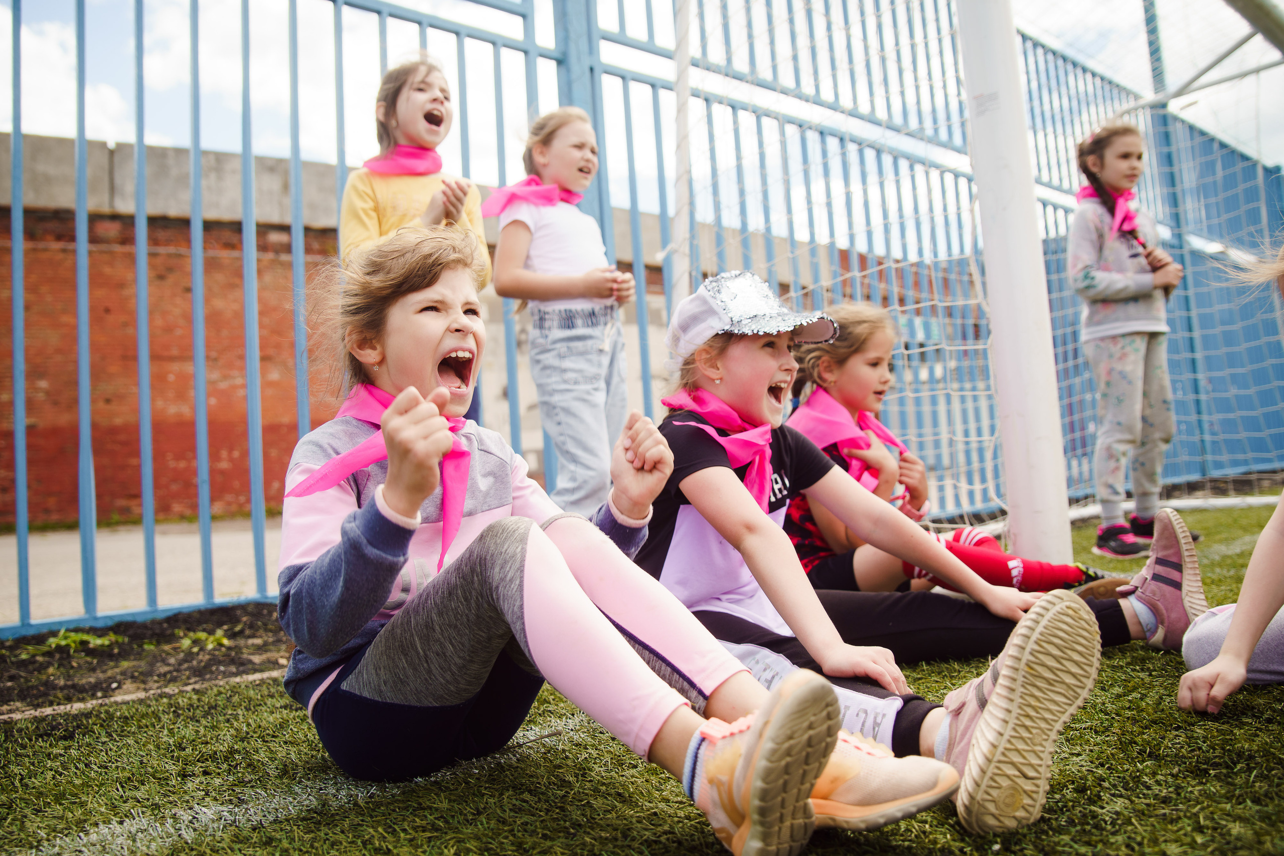 Открытое занятие по футболу для девочек — г. Ярославль. Репортажный фотограф Сергей Сажин г. Ярославль