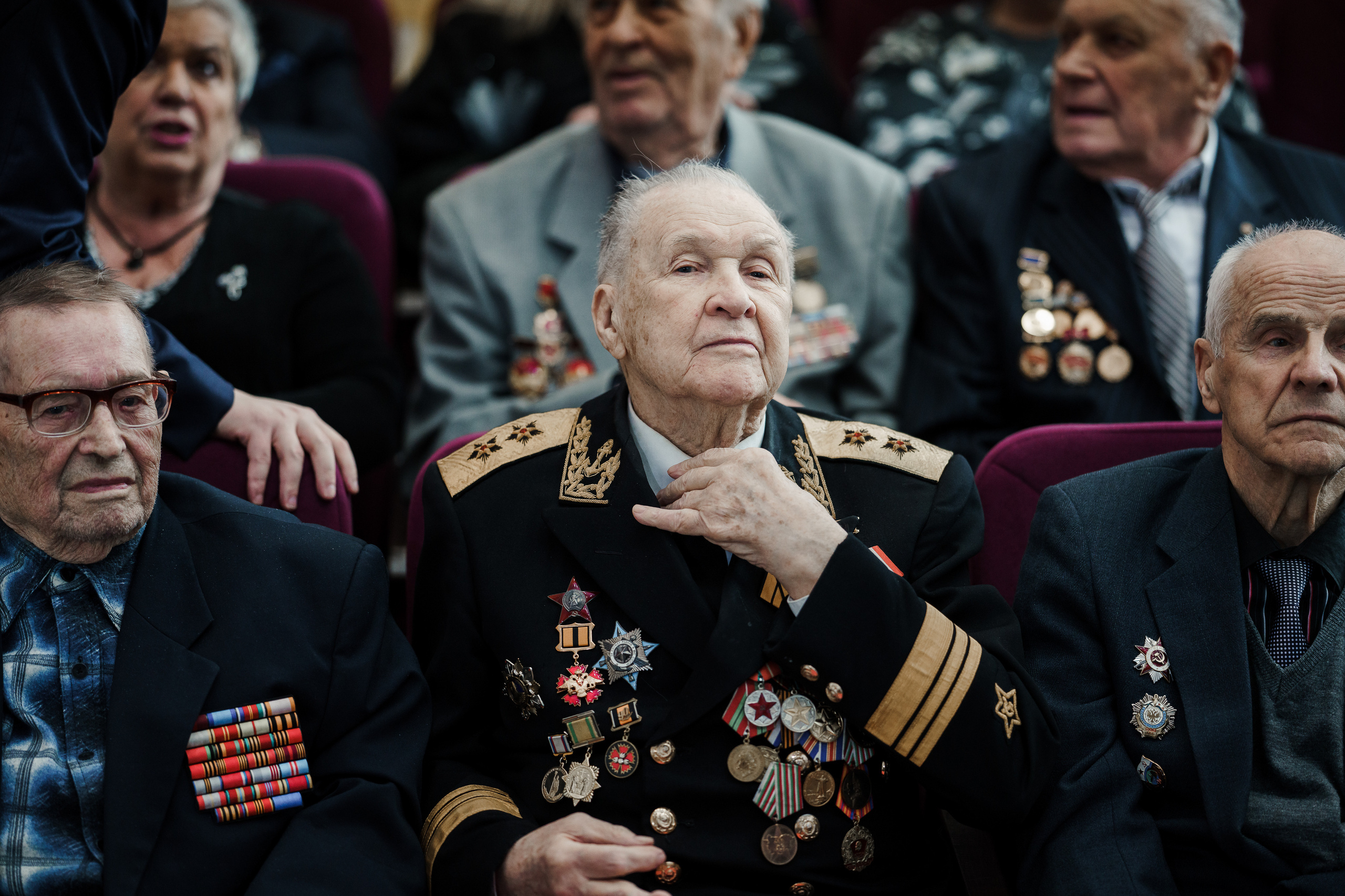 Встреча Ветеранов Великой Отечественной Войны. Репортажный фотограф Сергей Сажин г. Ярославль