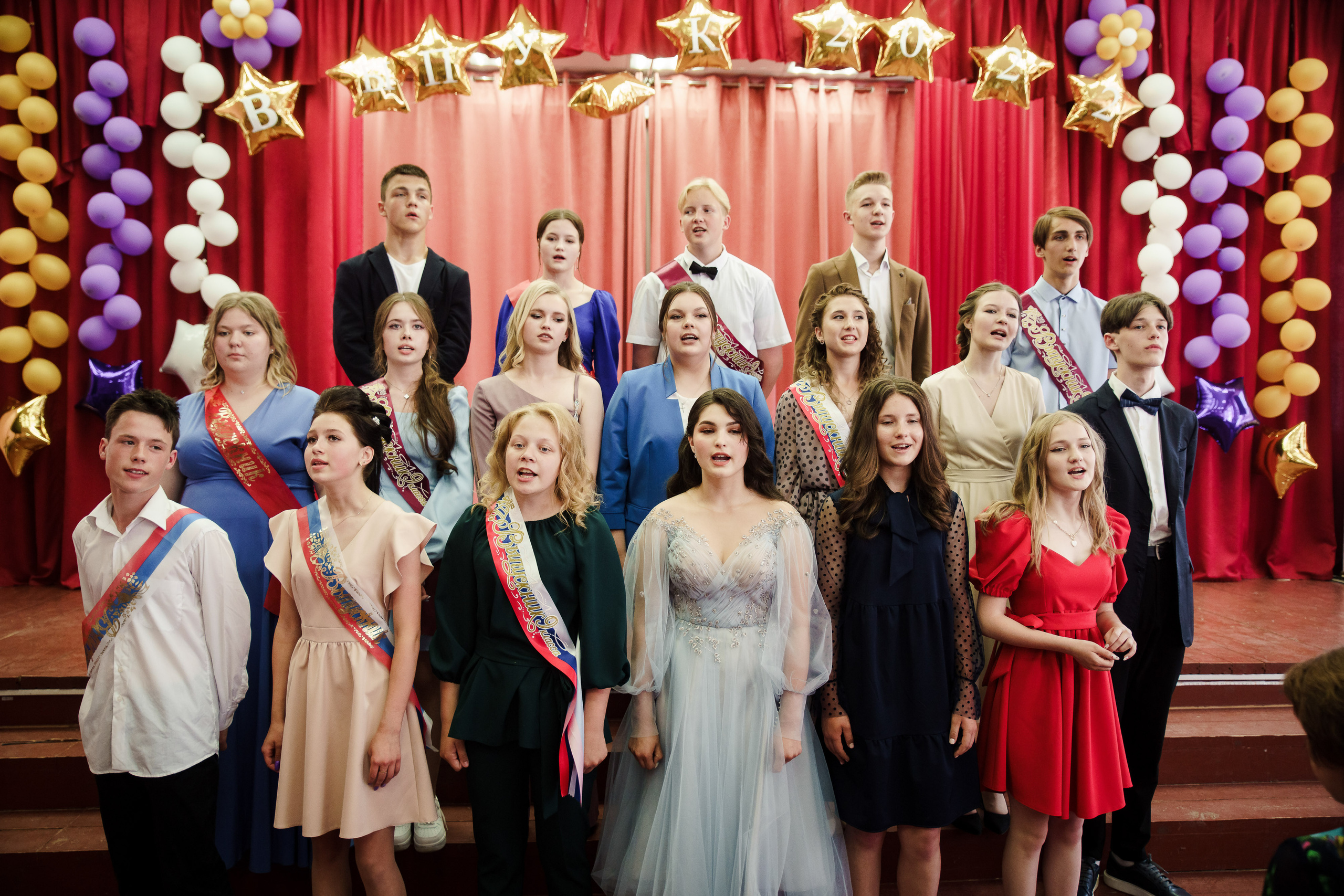 Выпускной Некрасовская СОШ — 9«б» класс. Репортажный фотограф Сергей Сажин г. Ярославль