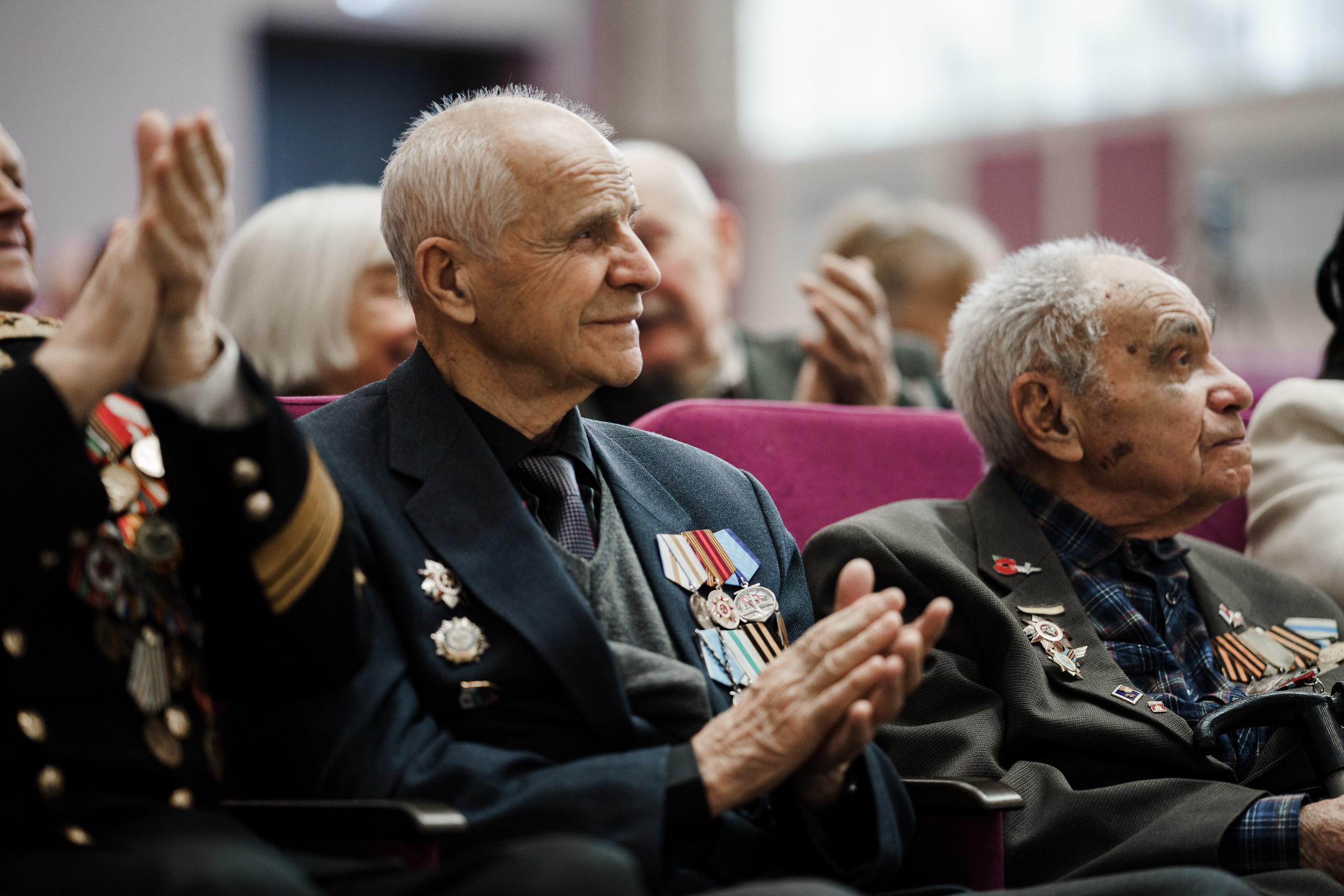 Встреча Ветеранов Великой Отечественной Войны. Репортажный фотограф Сергей Сажин г. Ярославль