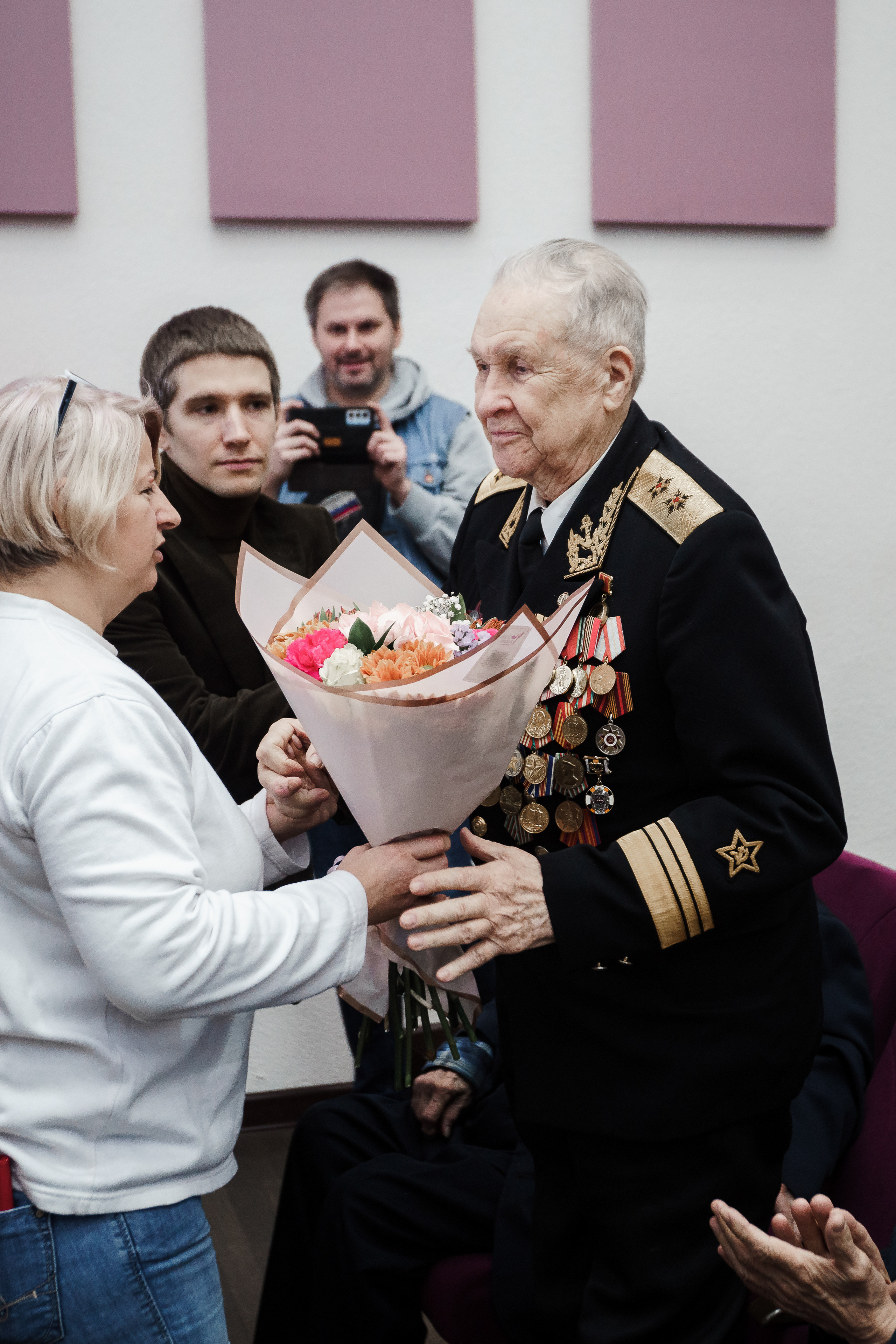 Встреча Ветеранов Великой Отечественной Войны. Репортажный фотограф Сергей Сажин г. Ярославль