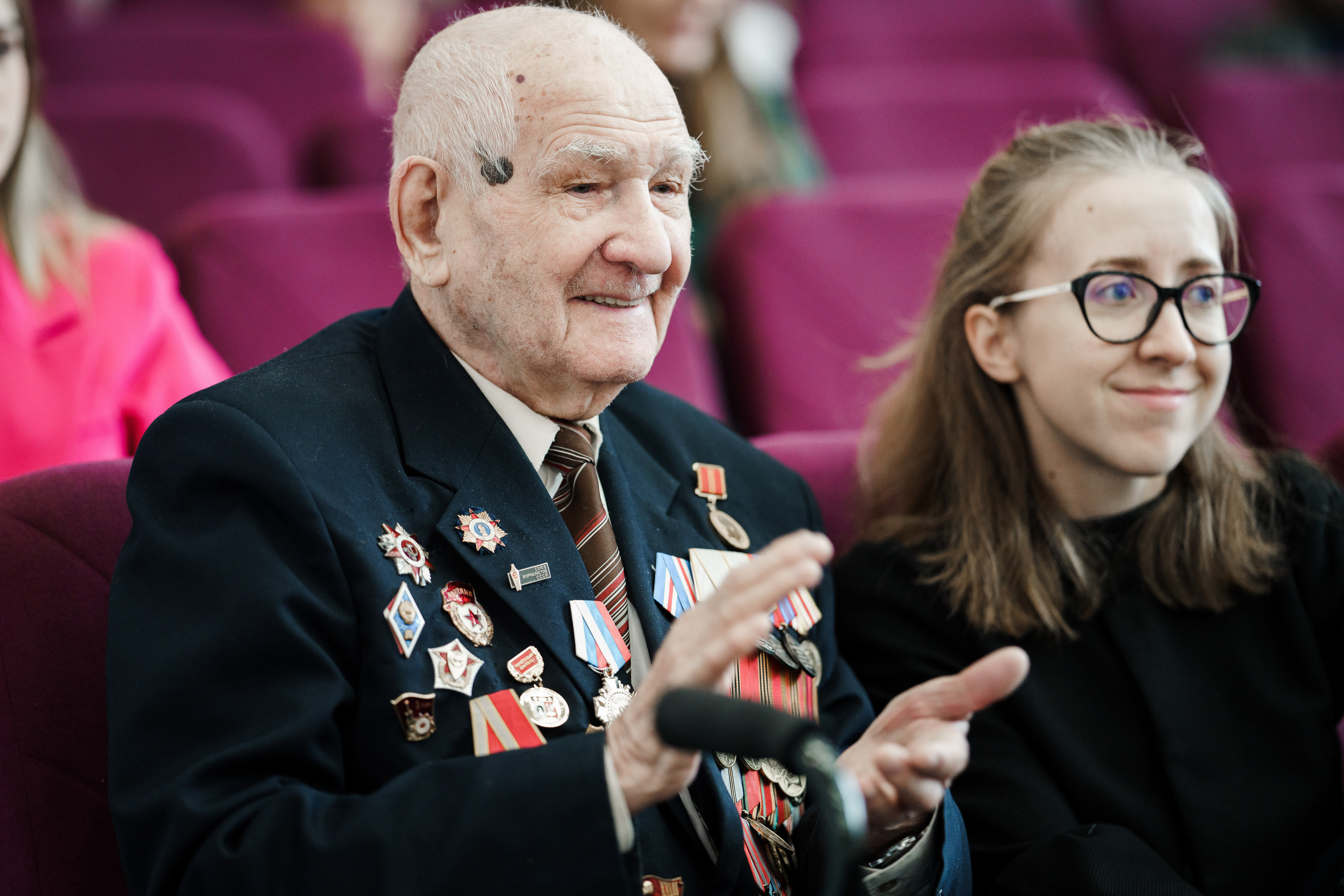 Встреча Ветеранов Великой Отечественной Войны. Репортажный фотограф Сергей Сажин г. Ярославль