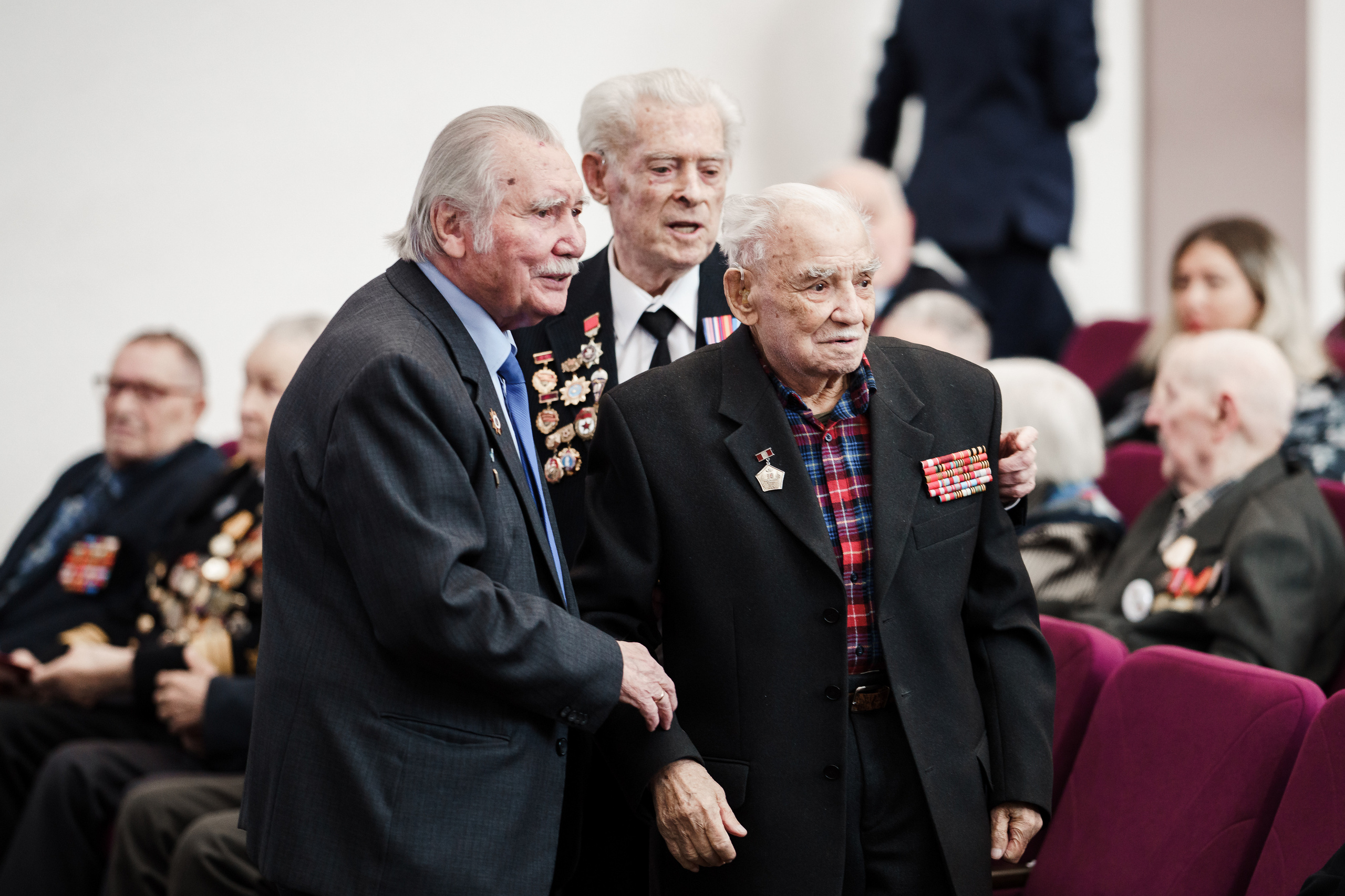Встреча Ветеранов Великой Отечественной Войны. Репортажный фотограф Сергей Сажин г. Ярославль