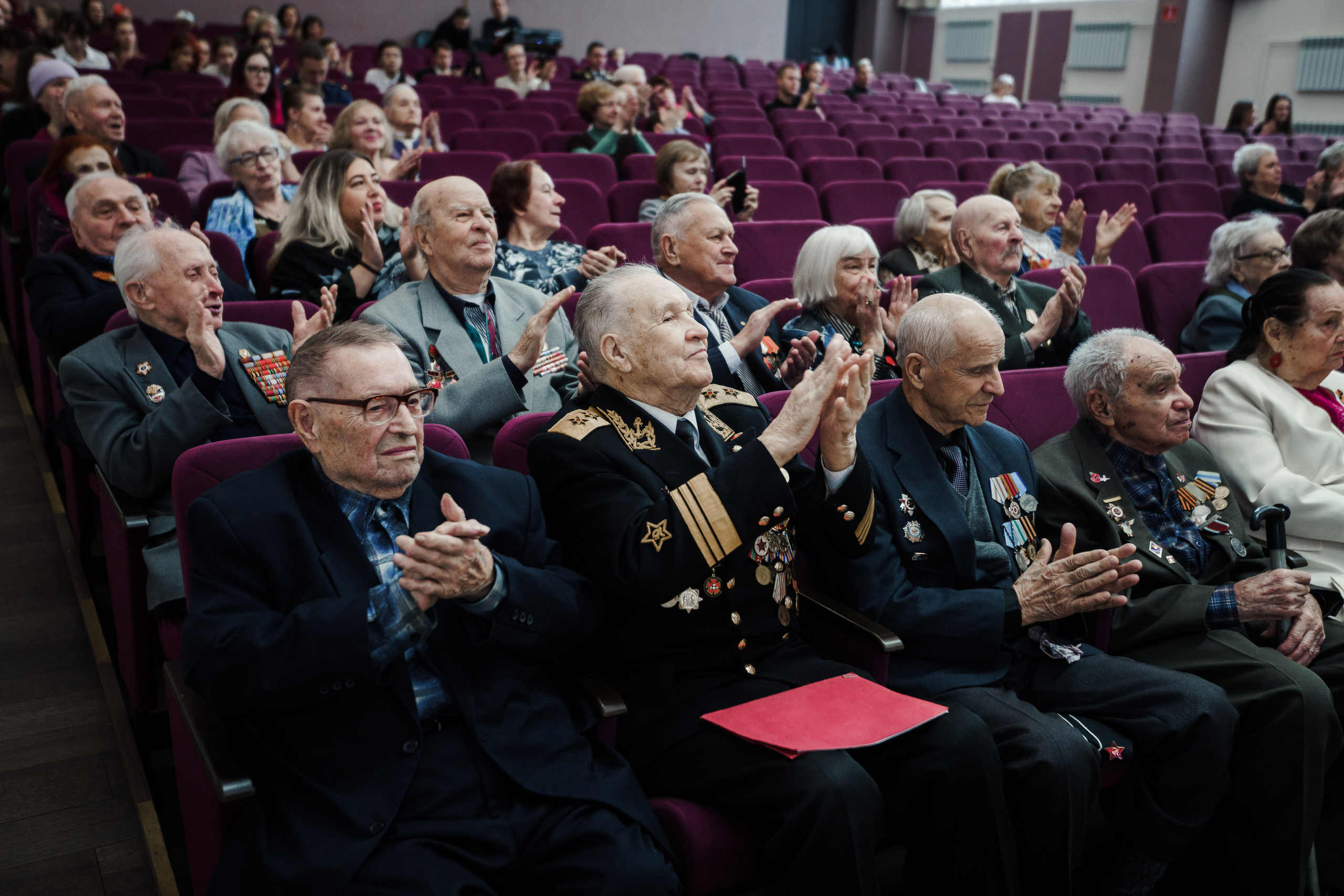 Встреча Ветеранов Великой Отечественной Войны. Репортажный фотограф Сергей Сажин г. Ярославль